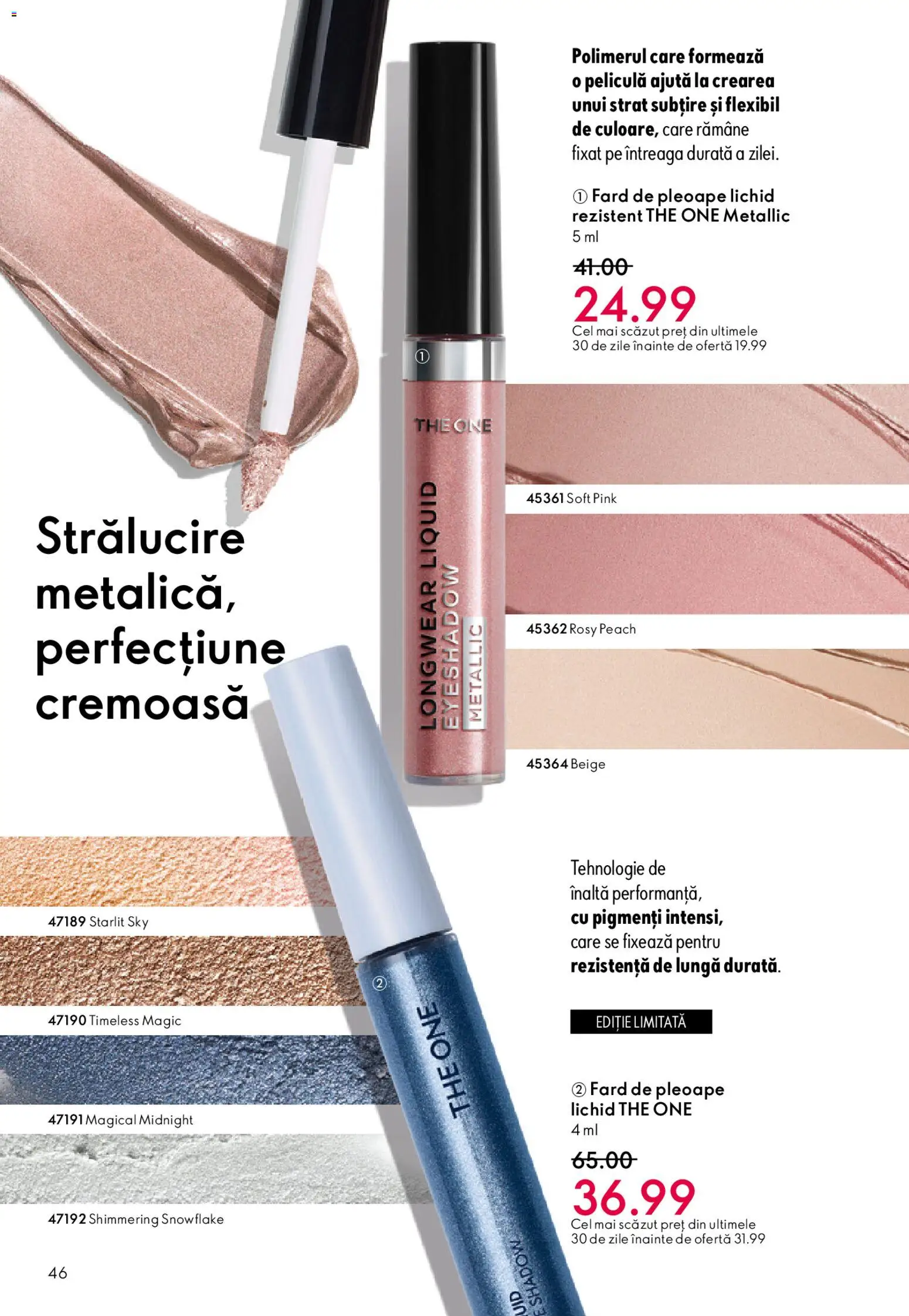 Catalog Oriflame 15 Aprilie - 4 Mai 2026 | Pagina 46 | Produse: Fard de pleoape