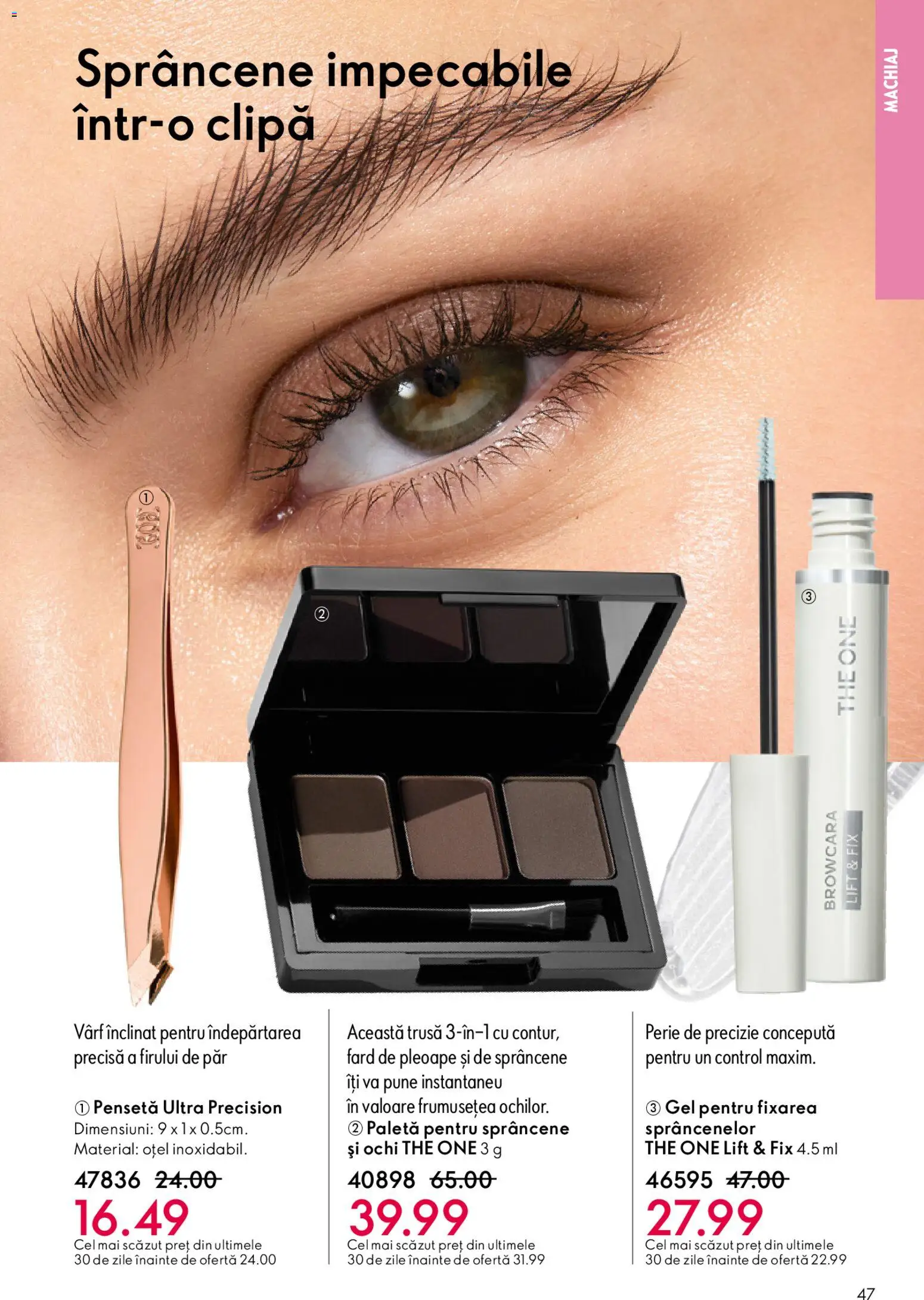 Catalog Oriflame 15 Aprilie - 4 Mai 2026 | Pagina 47 | Produse: Pensetă, Machiaj, Perie, Fard de pleoape