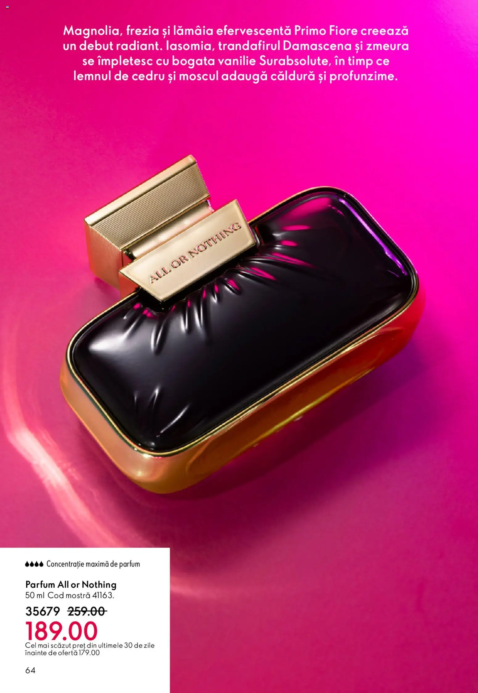 Catalog Oriflame 15 Aprilie - 4 Mai 2026 | Pagina 64 | Produse: Zmeură, Parfum