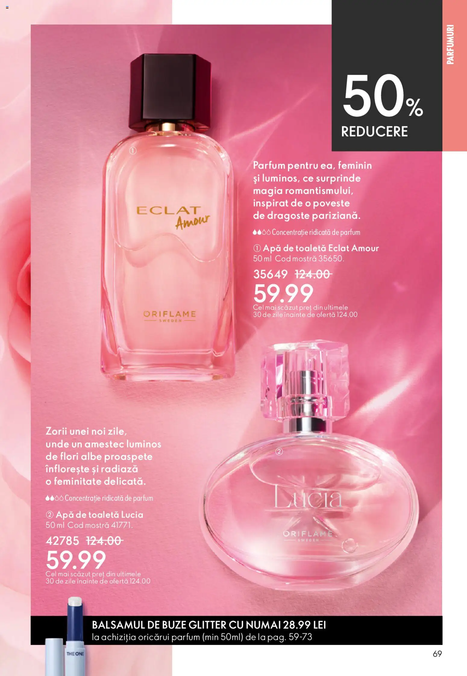 Catalog Oriflame 15 Aprilie - 4 Mai 2026 | Pagina 69 | Produse: Toaletă, Parfum, Apă de toaletă, Apă