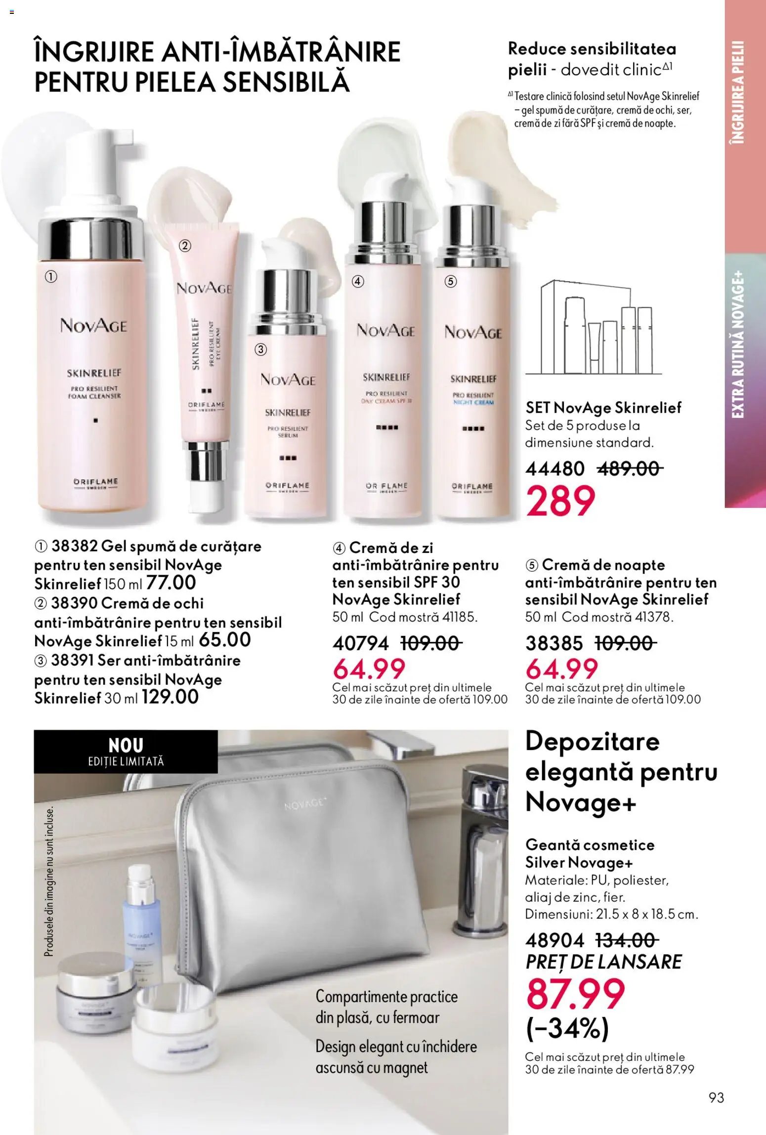 Catalog Oriflame 15 Aprilie - 4 Mai 2026 | Pagina 93 | Produse: Serum, Cremă de noapte, Geantă, Cremă