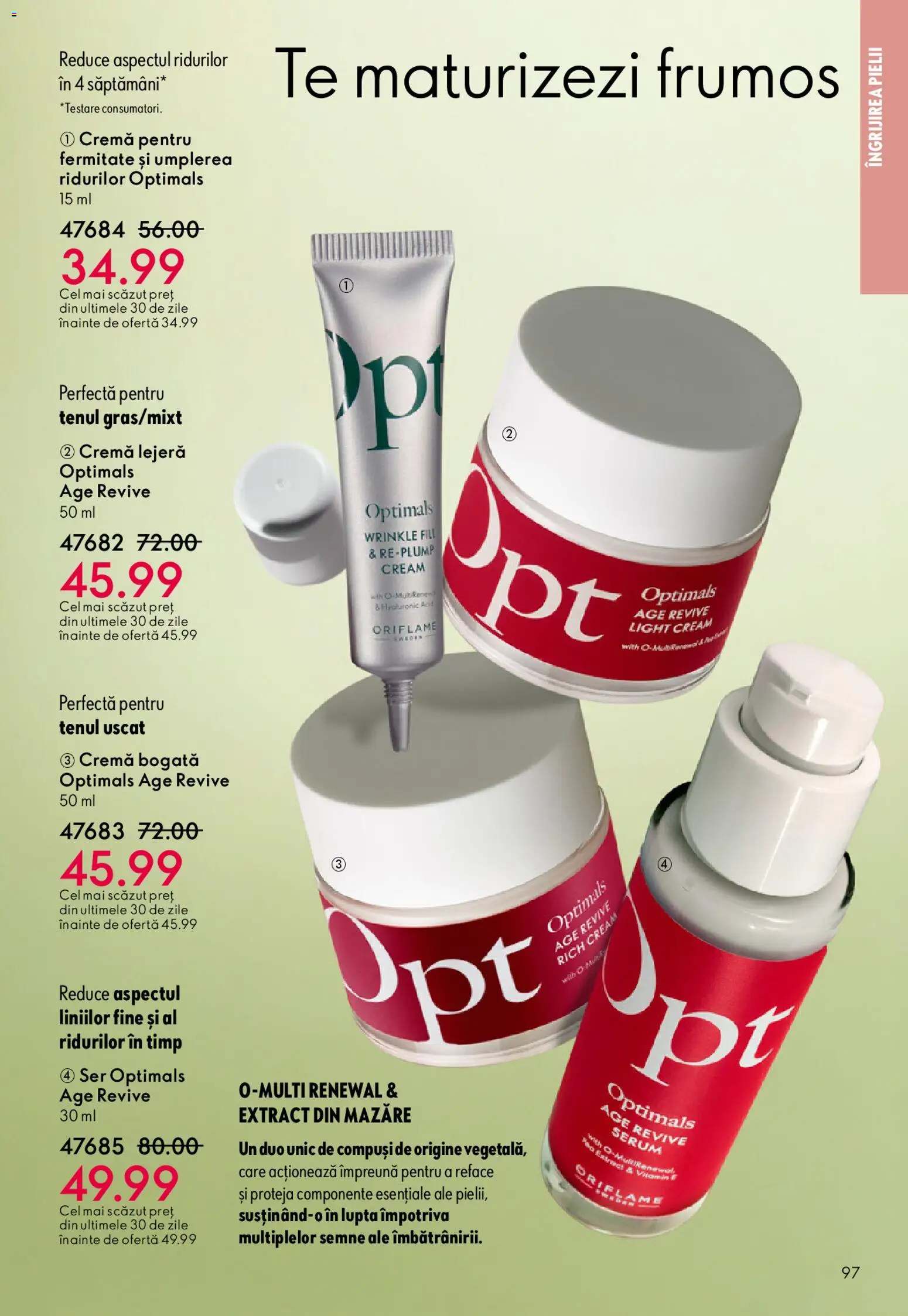 Catalog Oriflame 15 Aprilie - 4 Mai 2026 | Pagina 97 | Produse: Mazăre, Serum, Cremă