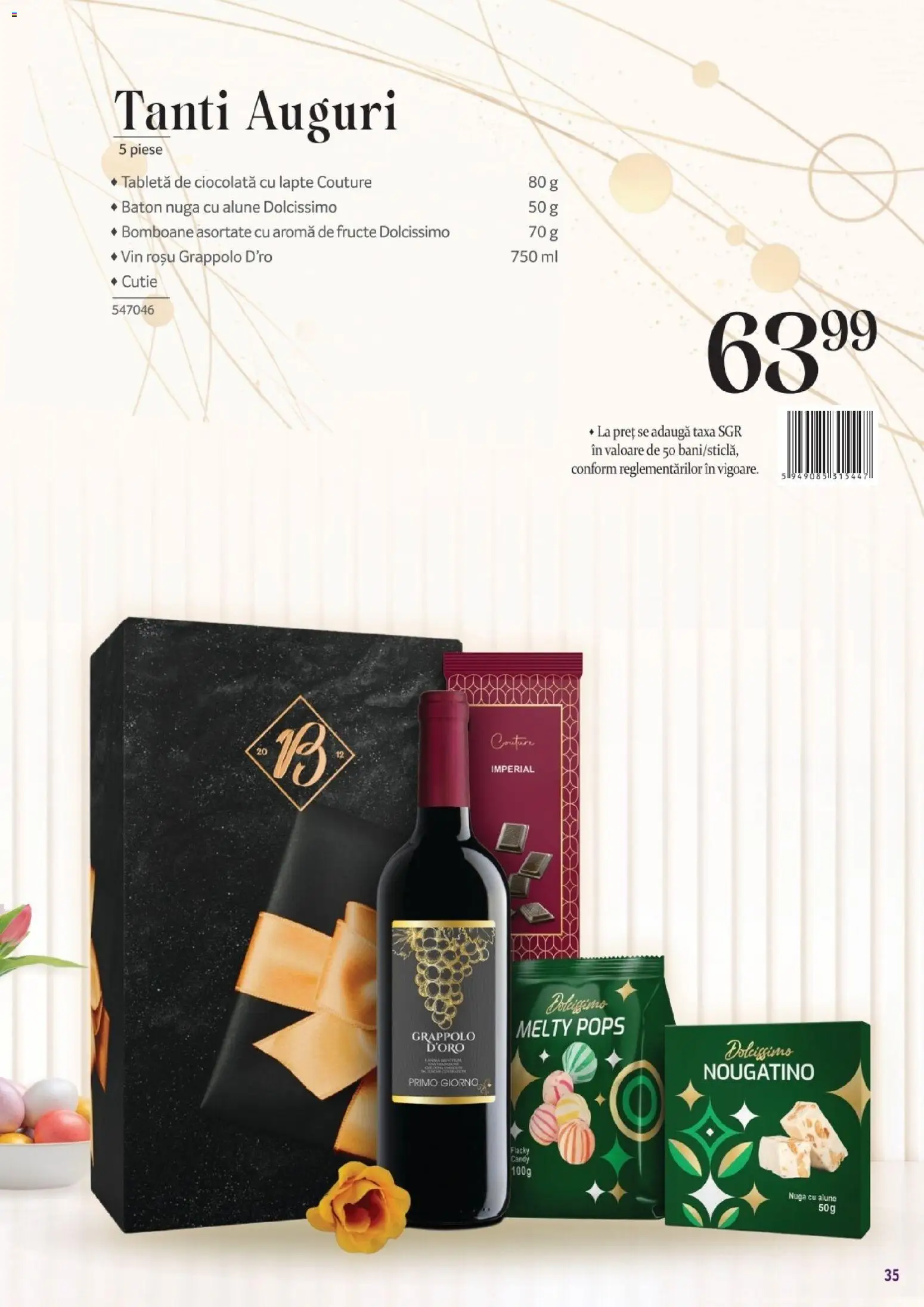 Catalog Selgros 13 Martie - 10 Aprilie 2026 | Pagina 35 | Produse: Tabletă, Ciocolată, Vin, Bomboane