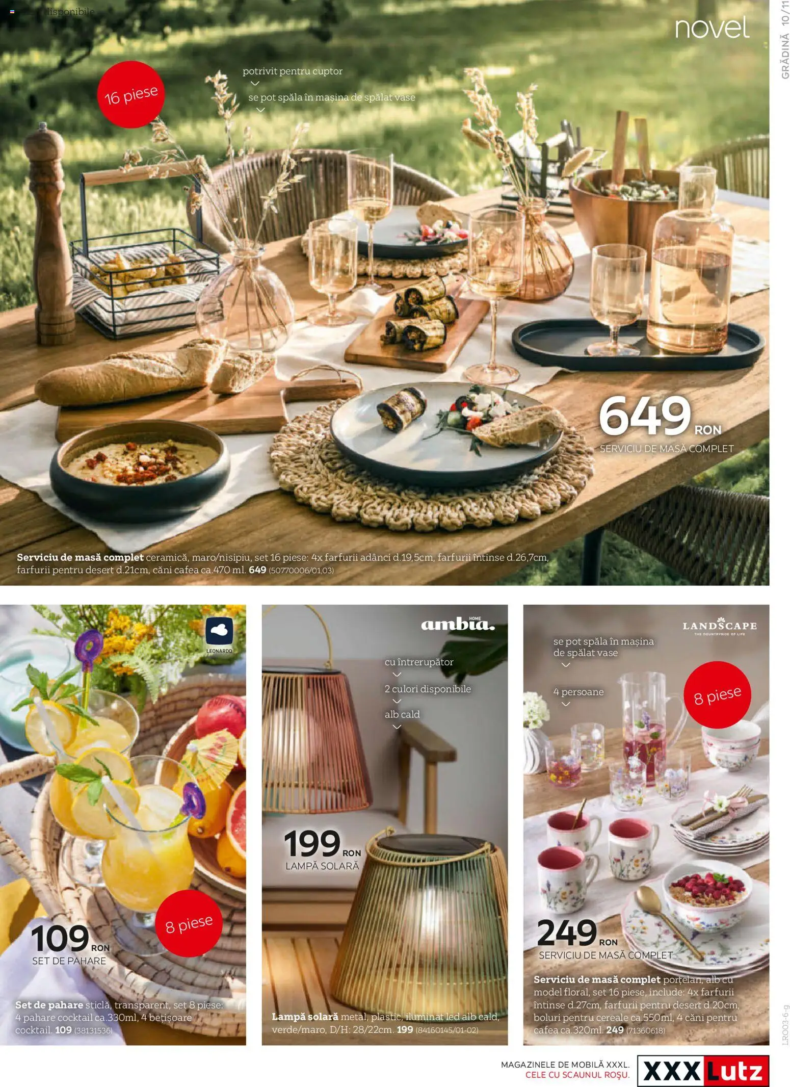 Catalog XXXLutz 9 Martie - 30 Decembrie 2026 | Pagina 11 | Produse: Pahare, Masă, Lampă, Cafea