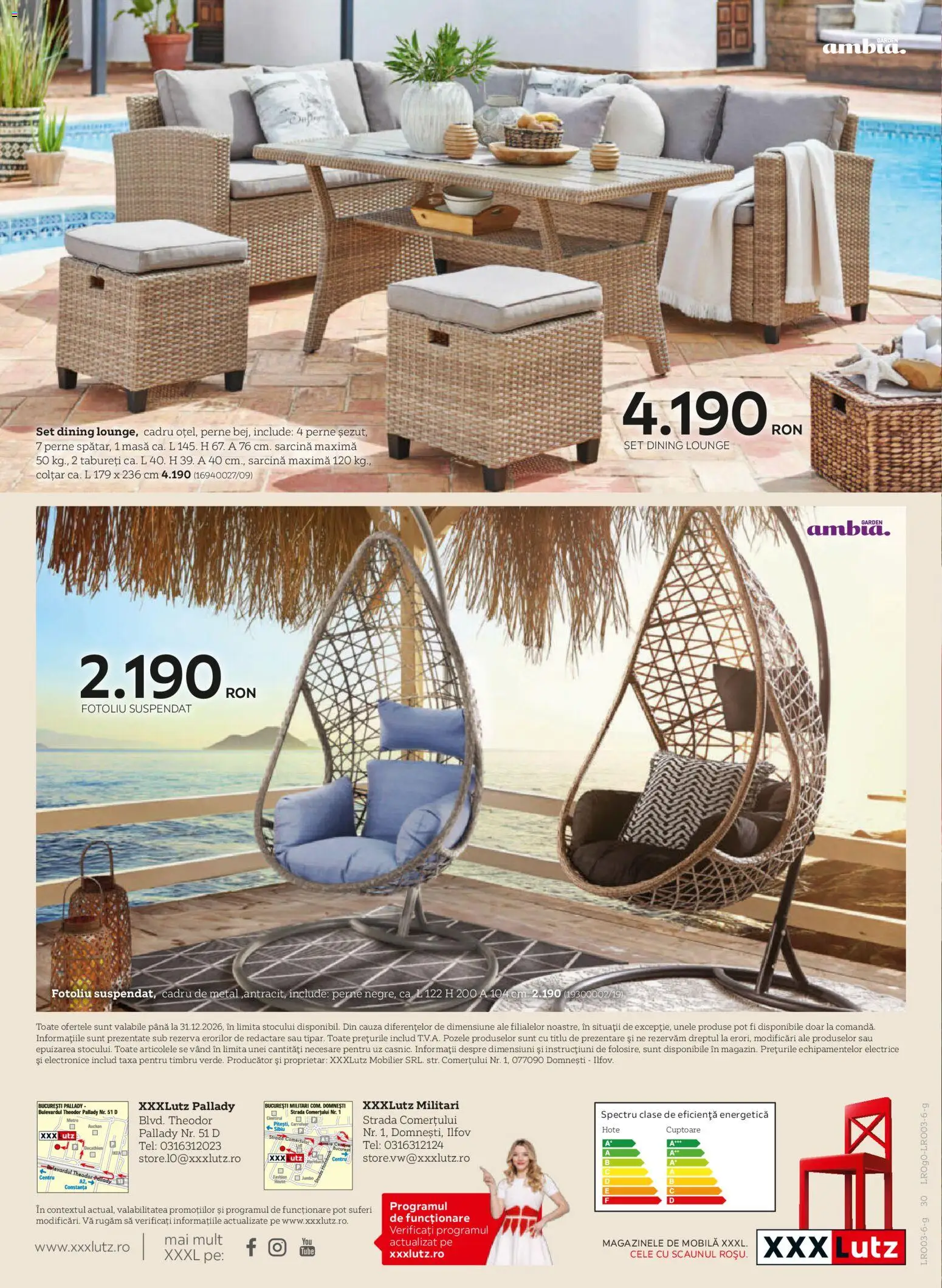 Catalog XXXLutz 9 Martie - 30 Decembrie 2026 | Pagina 30 | Produse: Fotoliu, Masă, Colțar