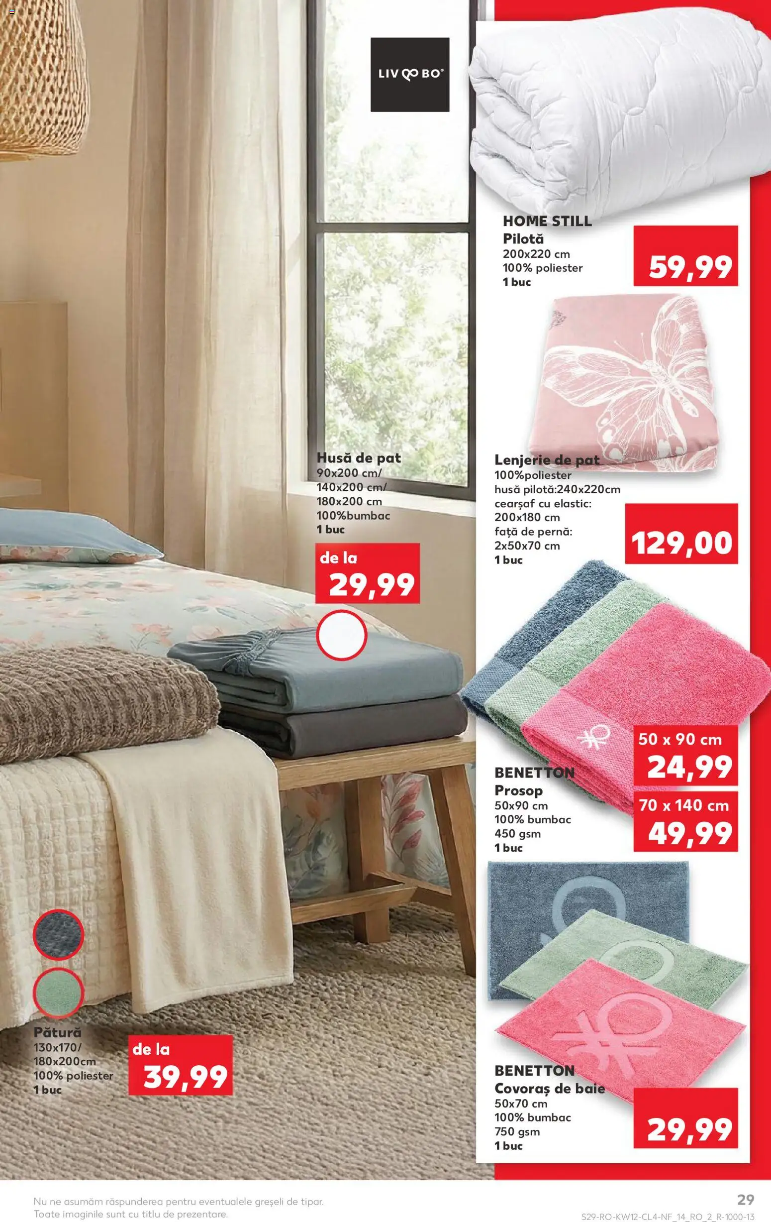 Catalog Kaufland 18 - 23 Martie 2026 | Pagina 29 | Produse: Pat, Lenjerie de pat, Pătură, Față de pernă