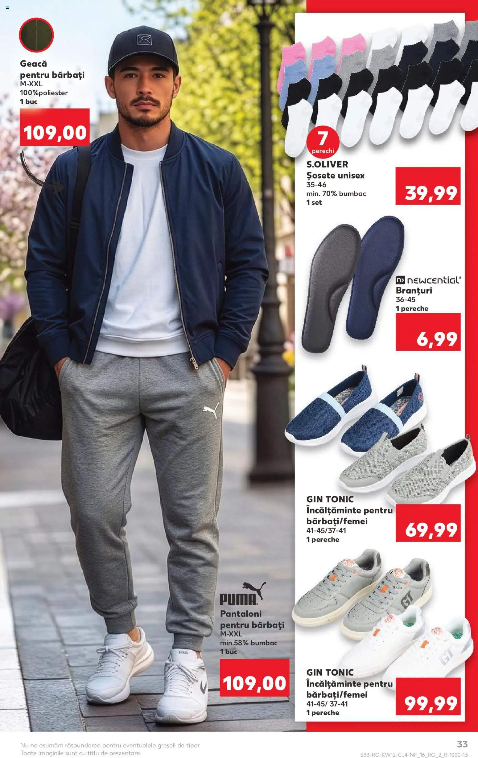 Catalog Kaufland 18 - 23 Martie 2026 | Pagina 33 | Produse: Gin, Geacă, Pantaloni, Șosete