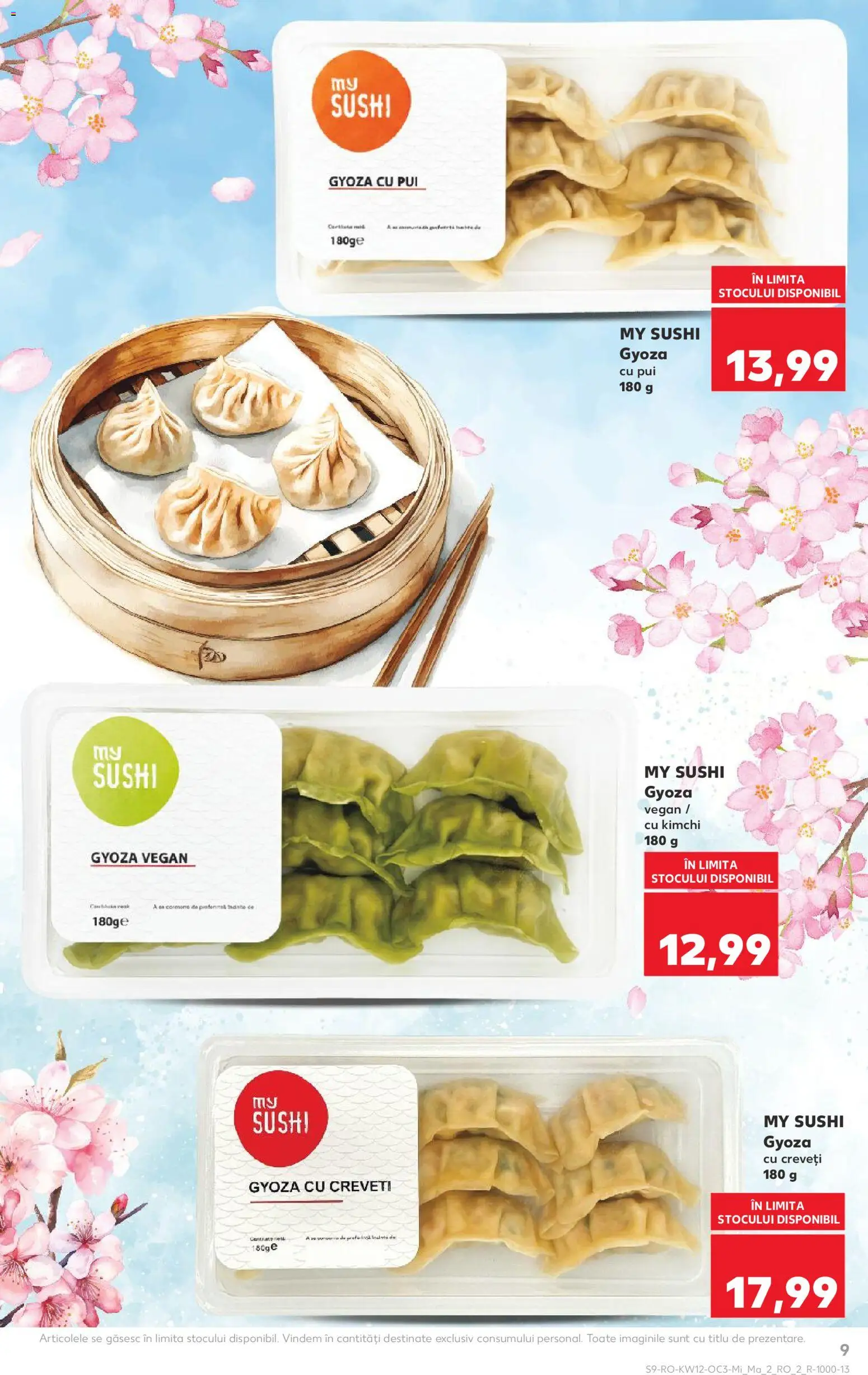 Catalog Kaufland 18 - 23 Martie 2026 | Pagina 9 | Produse: Hacıyatmaz Kedi Oyuncağı, Sushi