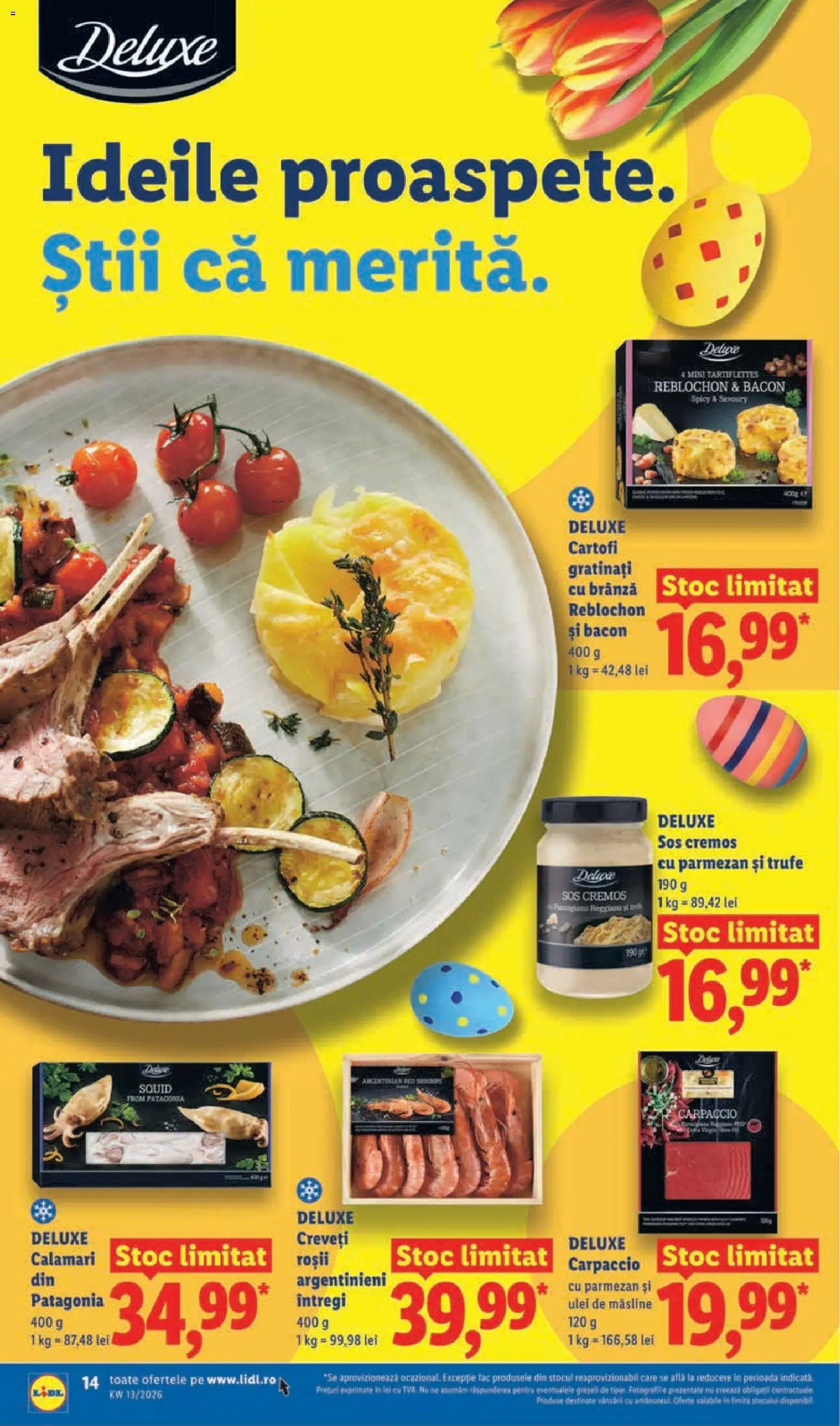 Catalog LIDL 23 - 28 Martie 2026 | Pagina 14 | Produse: Bacon, Ulei, Sos, Parmezan