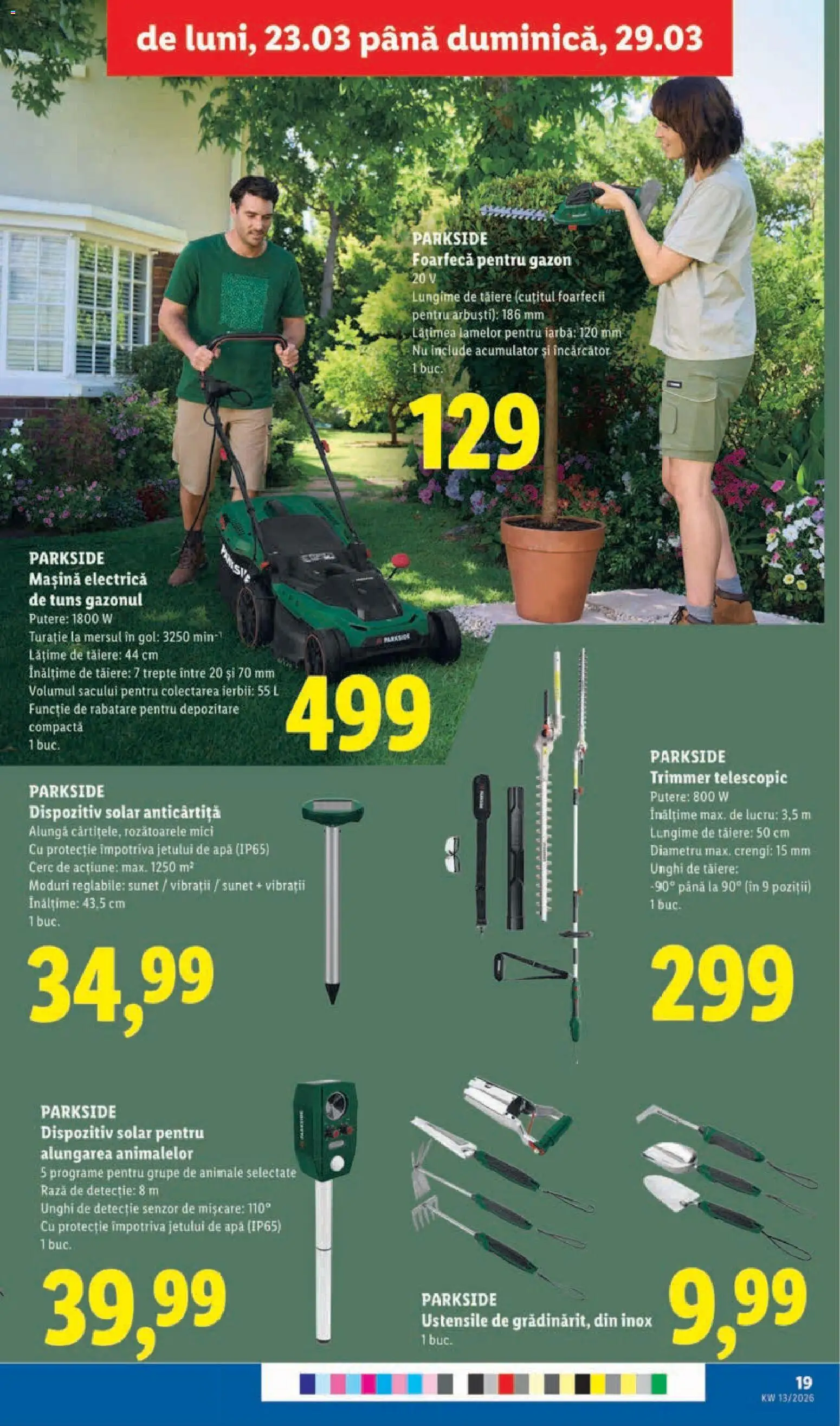 Catalog LIDL 23 - 28 Martie 2026 | Pagina 19 | Produse: Trimmer, T cetveli, Mici, Apă