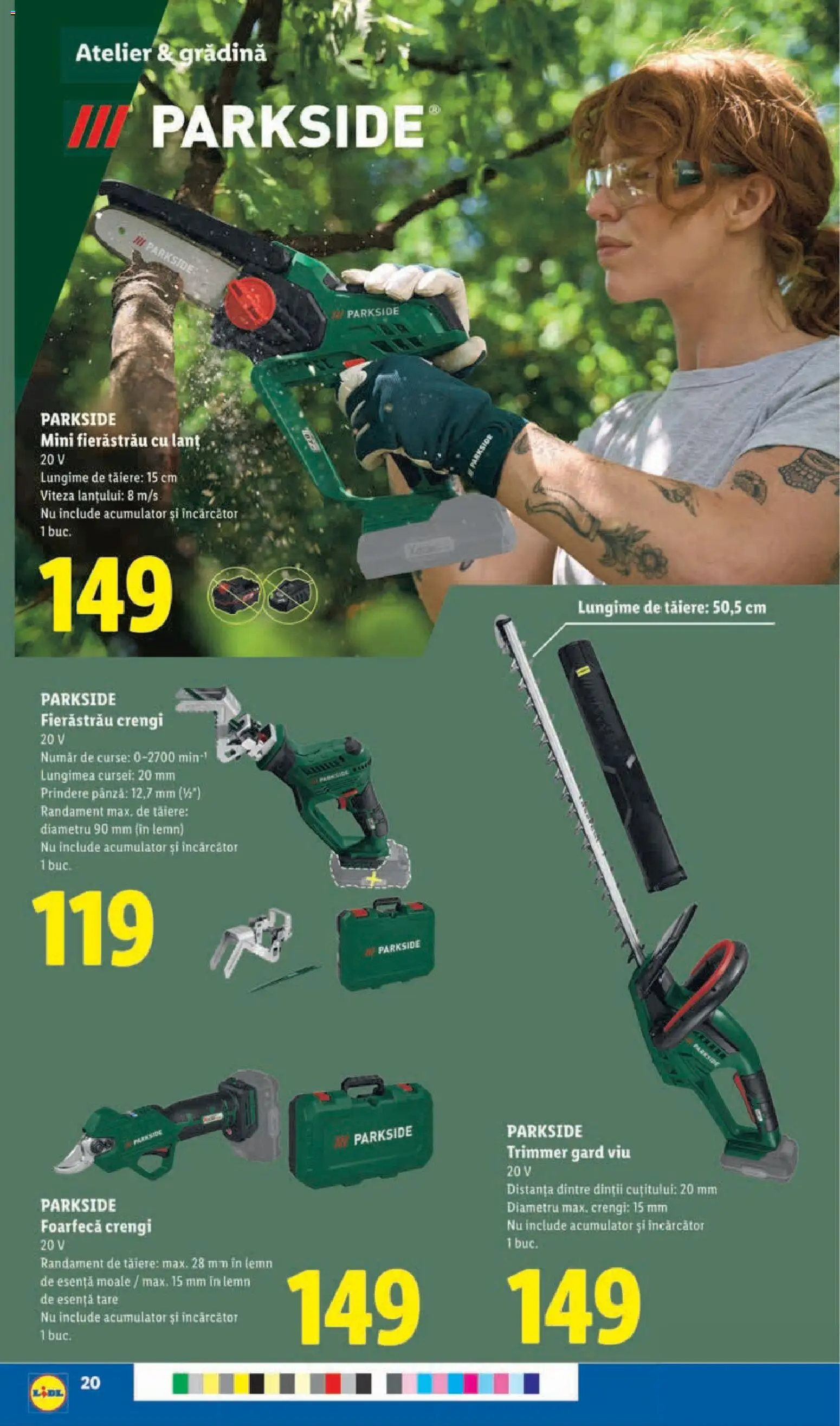 Catalog LIDL 23 - 28 Martie 2026 | Pagina 20 | Produse: Trimmer, Încărcător