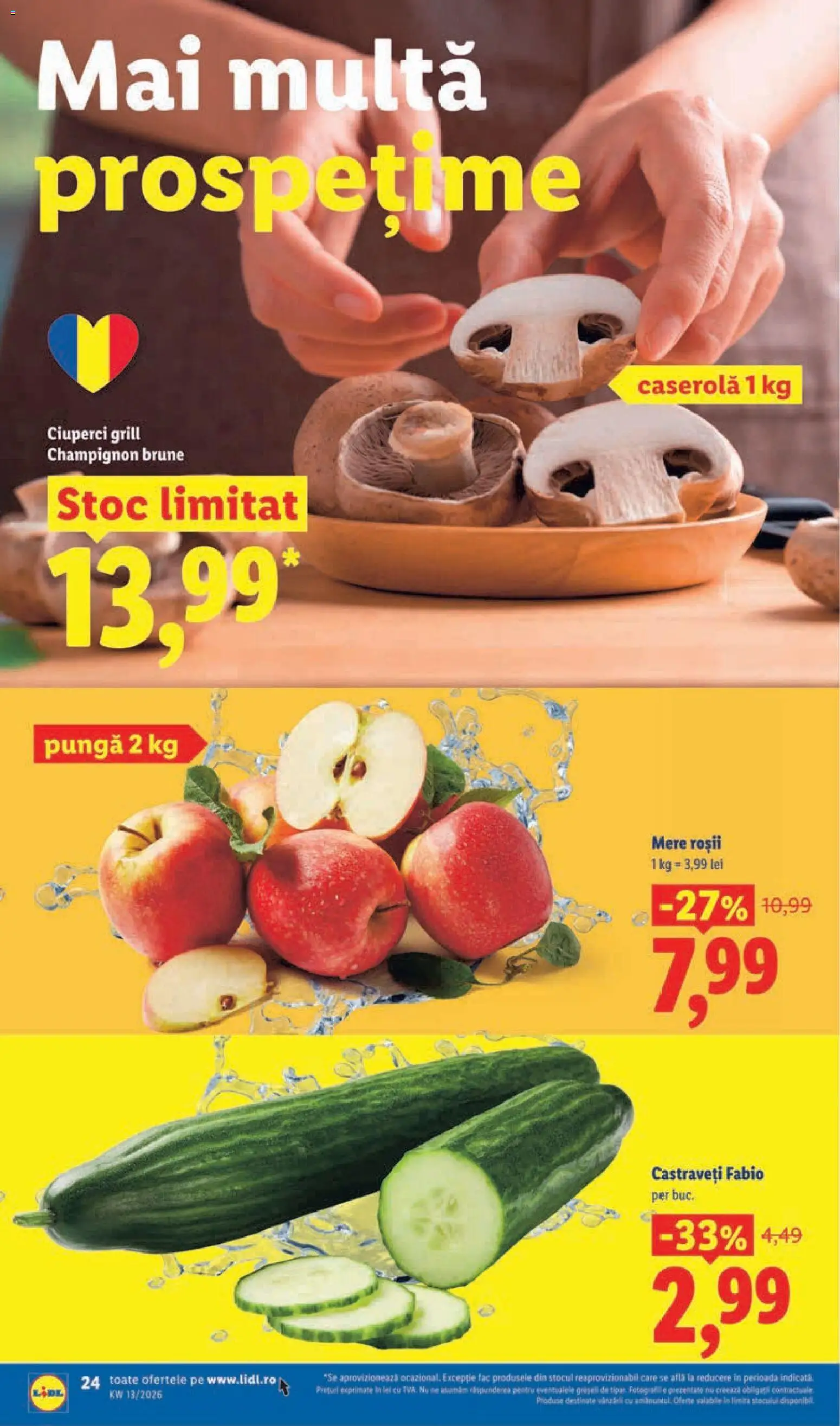 Catalog LIDL 23 - 28 Martie 2026 | Pagina 24 | Produse: Pungă, Grill, Mere, Roșii