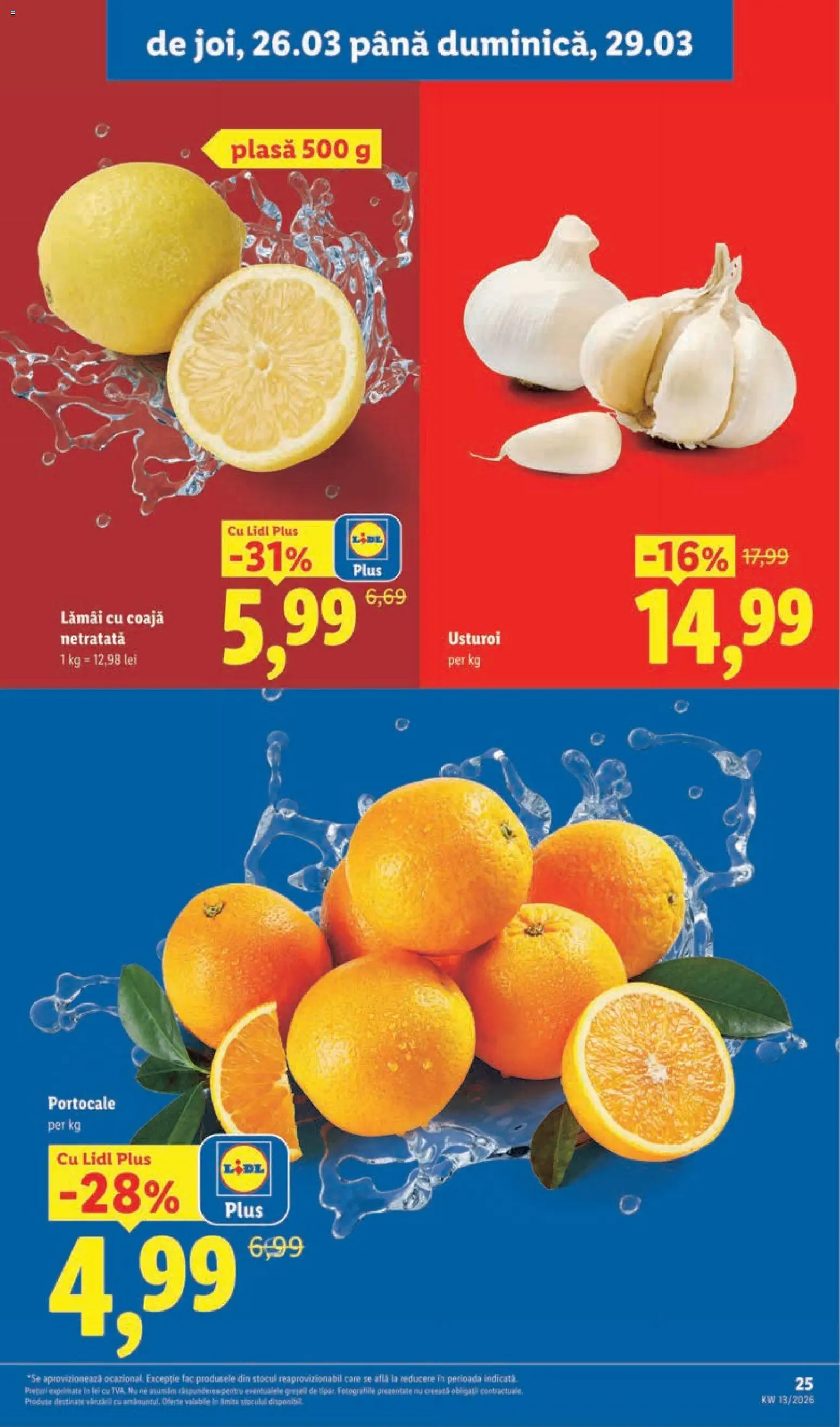 Catalog LIDL 23 - 28 Martie 2026 | Pagina 25 | Produse: Portocale, Usturoi
