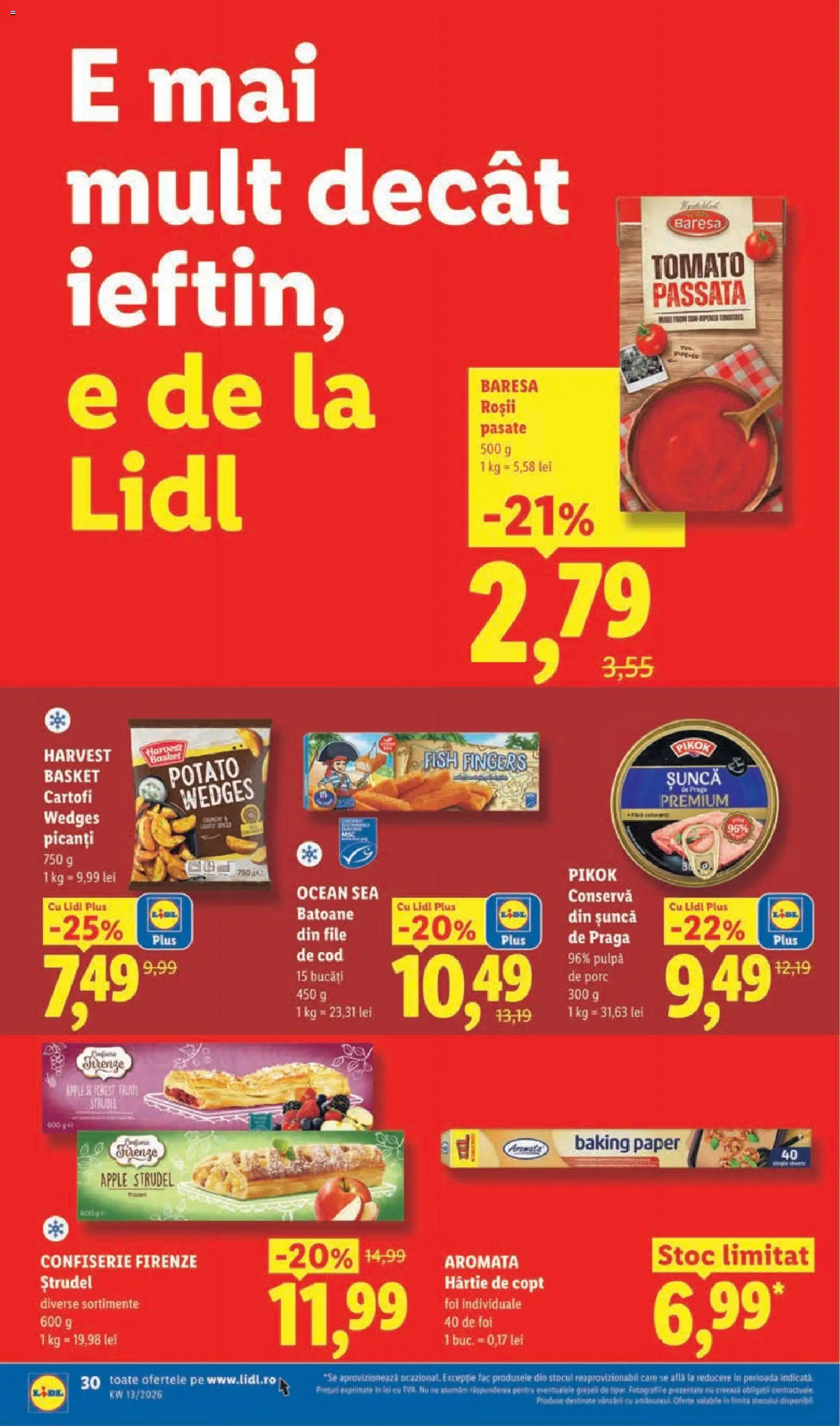 Catalog LIDL 23 - 28 Martie 2026 | Pagina 30 | Produse: Ștrudel, Apple, Roșii, Cartofi