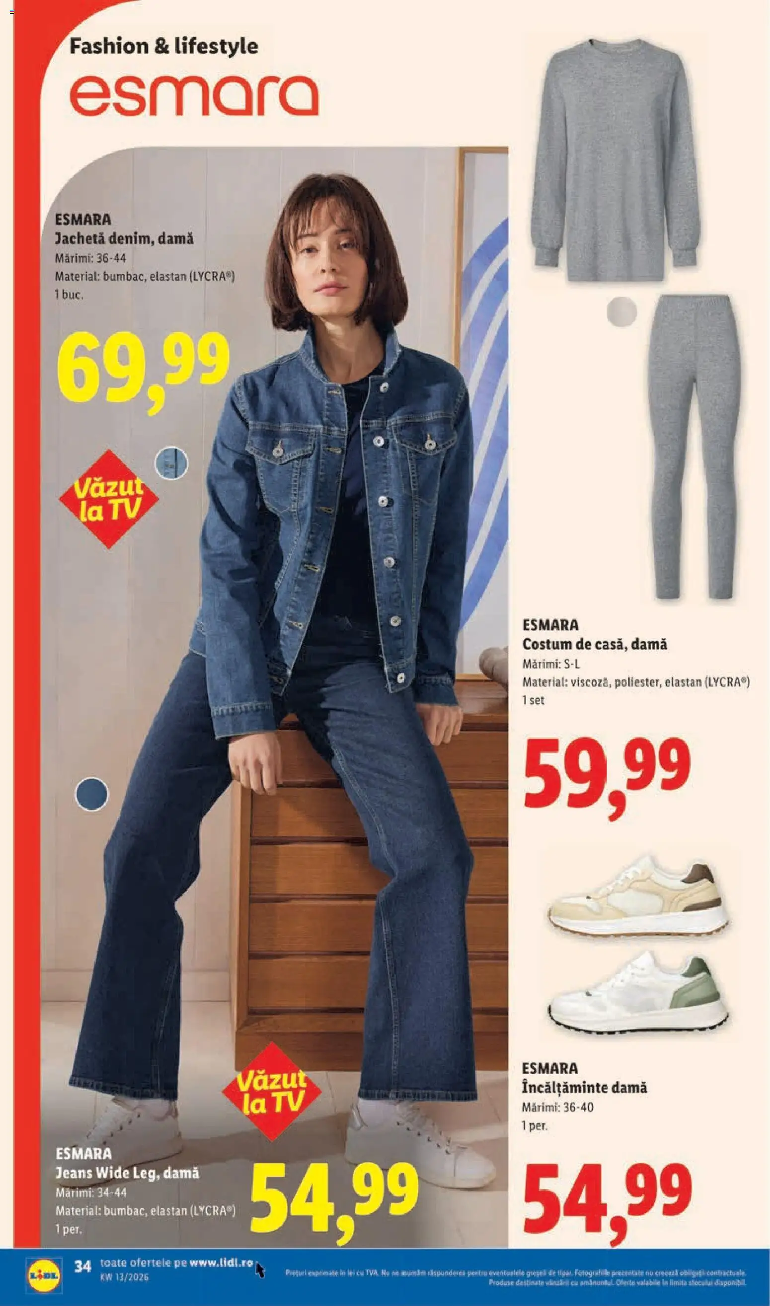 Catalog LIDL 23 - 28 Martie 2026 | Pagina 34 | Produse: Jachetă, Bornoz takımı, Costum