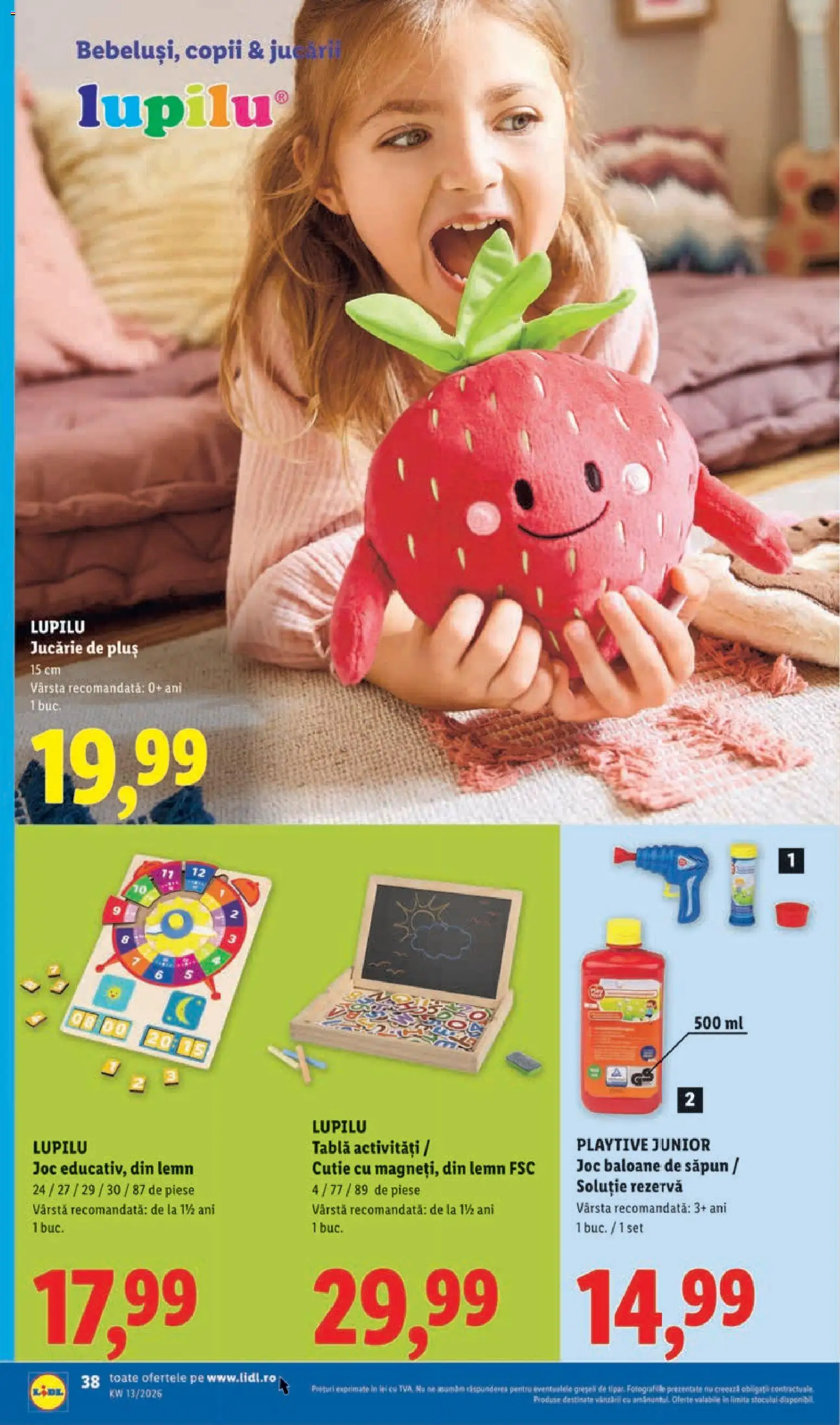 Catalog LIDL 23 - 28 Martie 2026 | Pagina 38 | Produse: Joc, Tablă, Cutie, Săpun