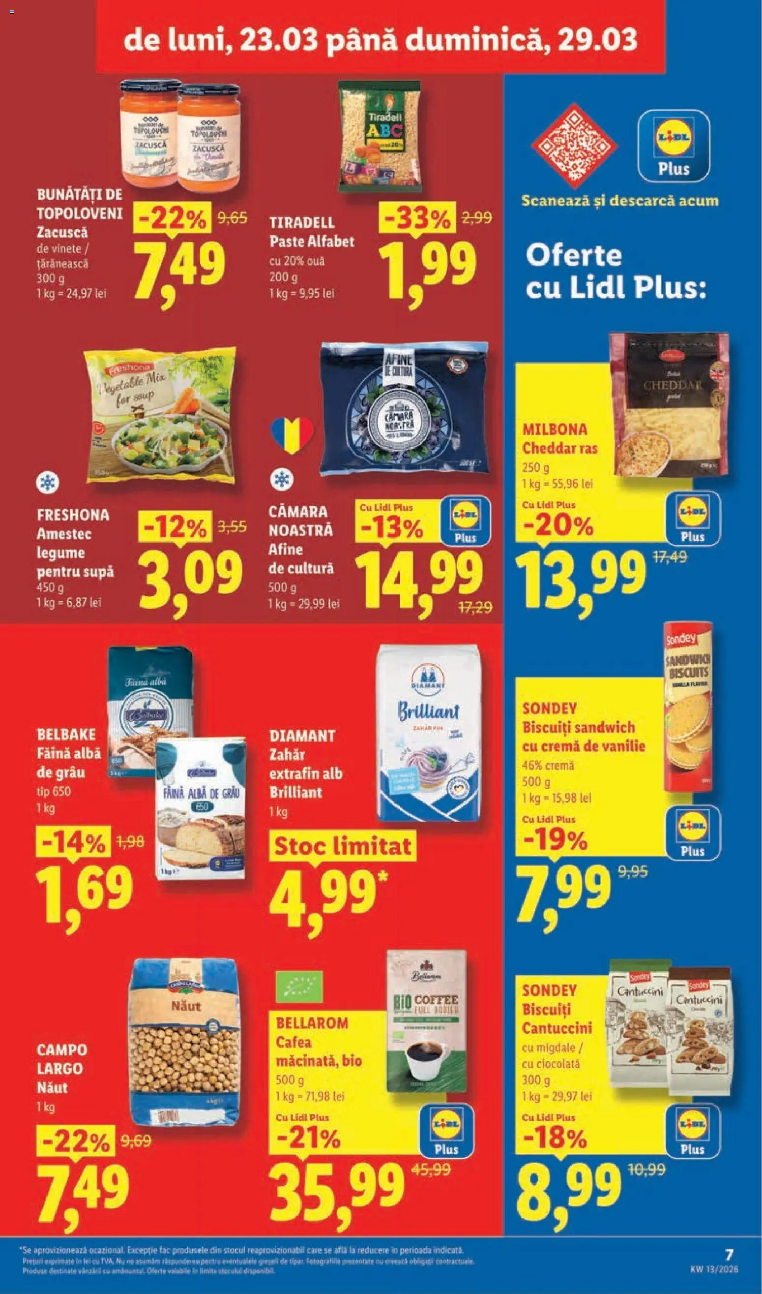 Catalog LIDL 23 - 28 Martie 2026 | Pagina 7 | Produse: Cremă, Ouă, Biscuiți, Zacuscă
