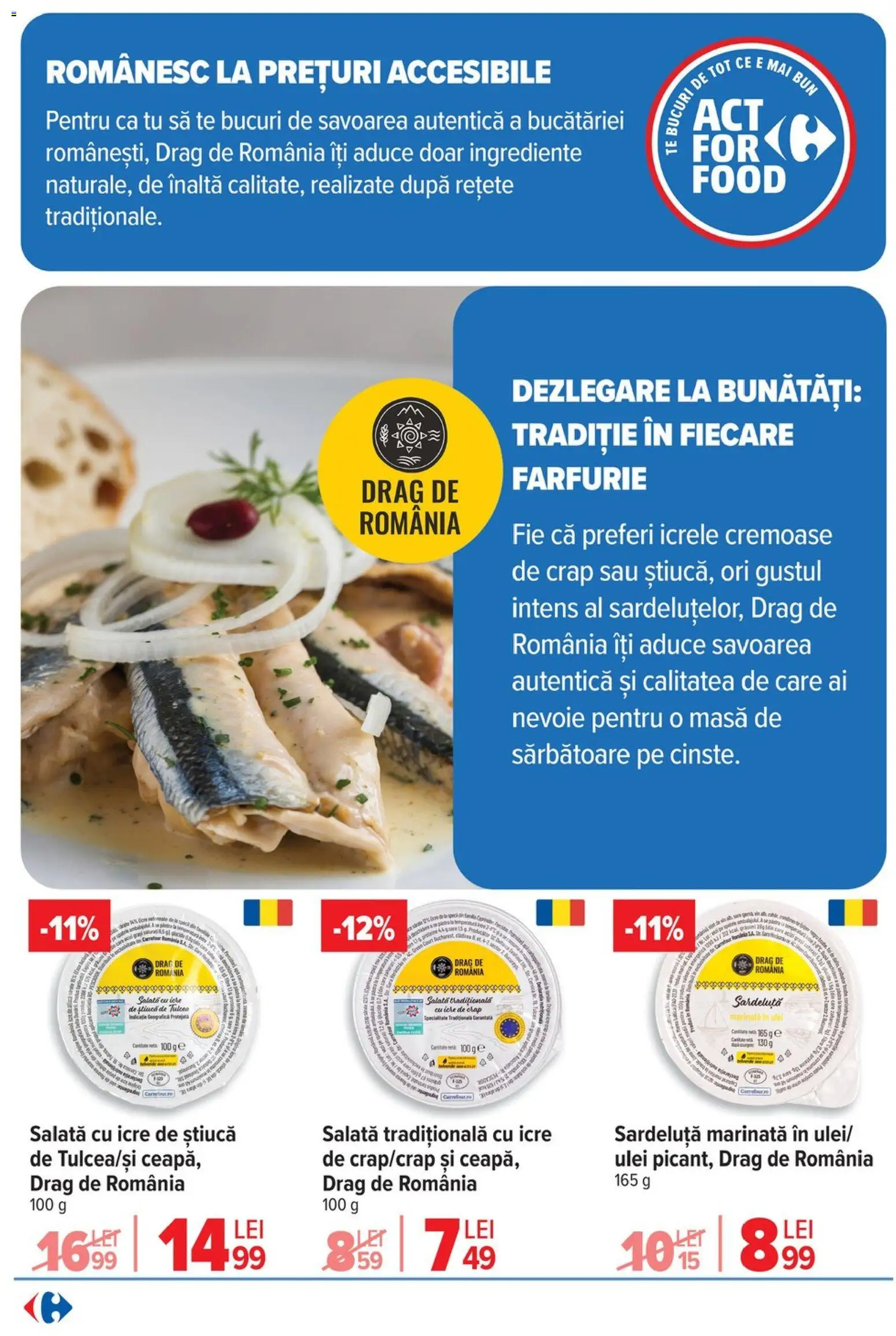 Catalog Carrefour 18 - 23 Martie 2026 | Pagina 15 | Produse: Farfurie, Ulei, Salată cu icre, Salată