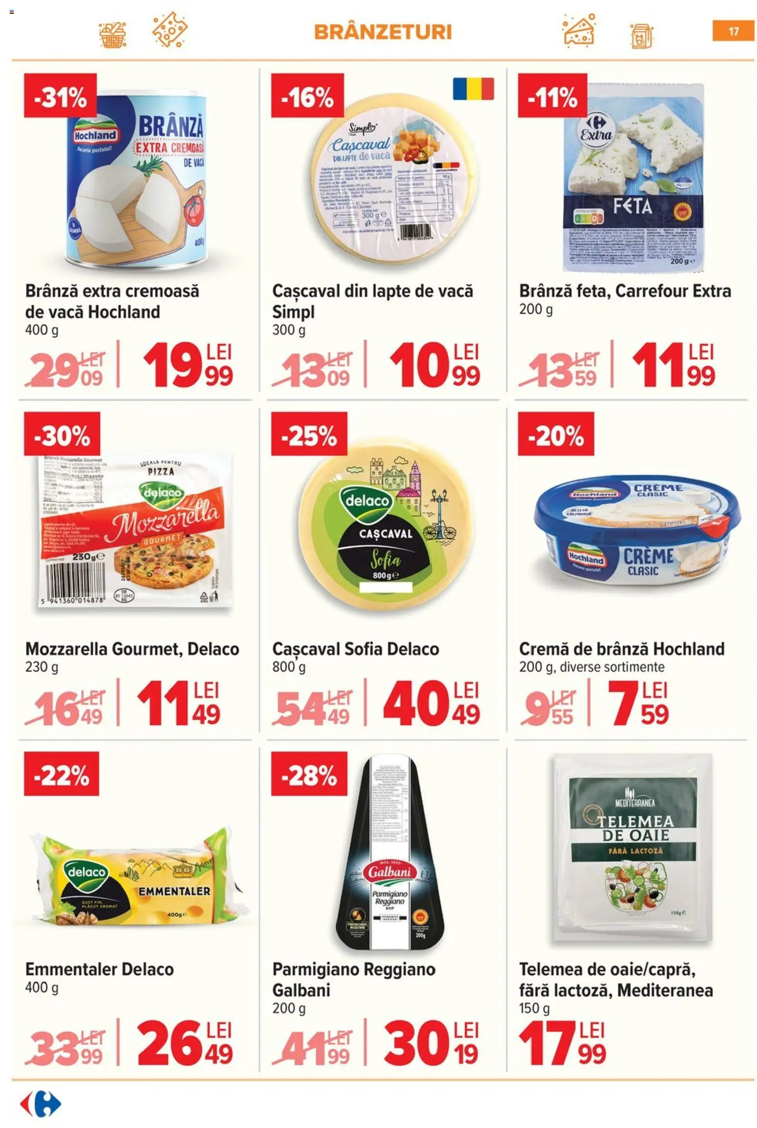 Catalog Carrefour 18 - 23 Martie 2026 | Pagina 23 | Produse: Light Kedi Konservesi, Cașcaval, Cremă, Cremă de brânză