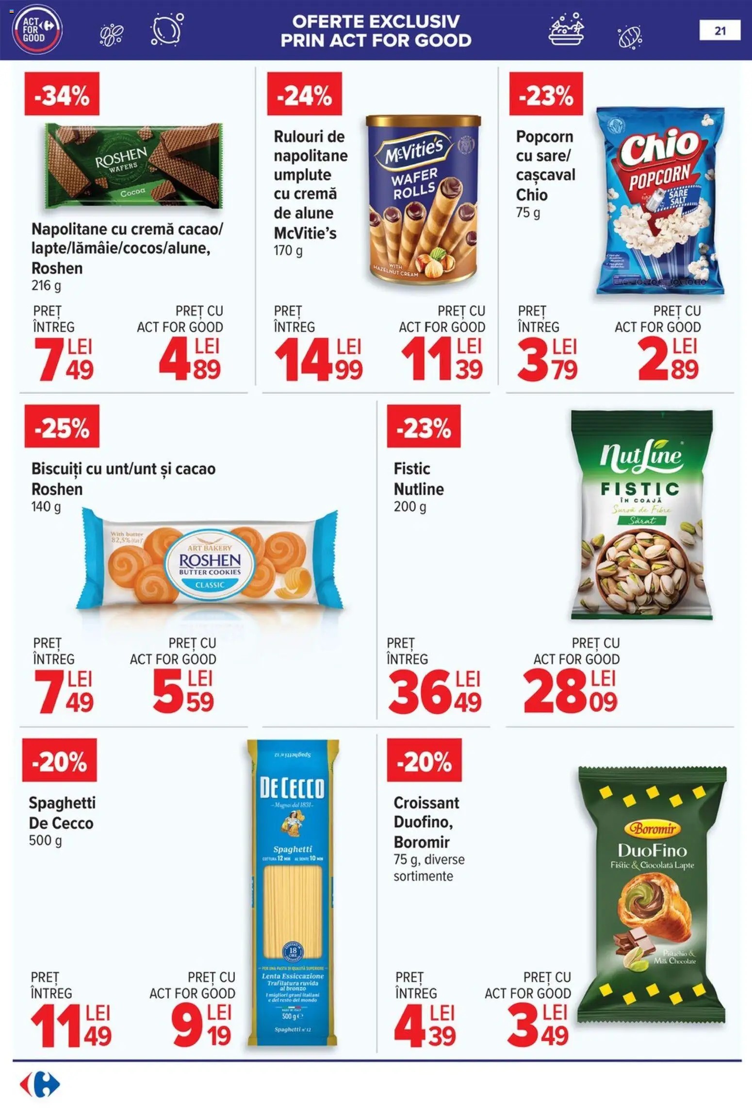 Catalog Carrefour 18 - 23 Martie 2026 | Pagina 27 | Produse: Napolitane, Cremă, Cacao, Biscuiți