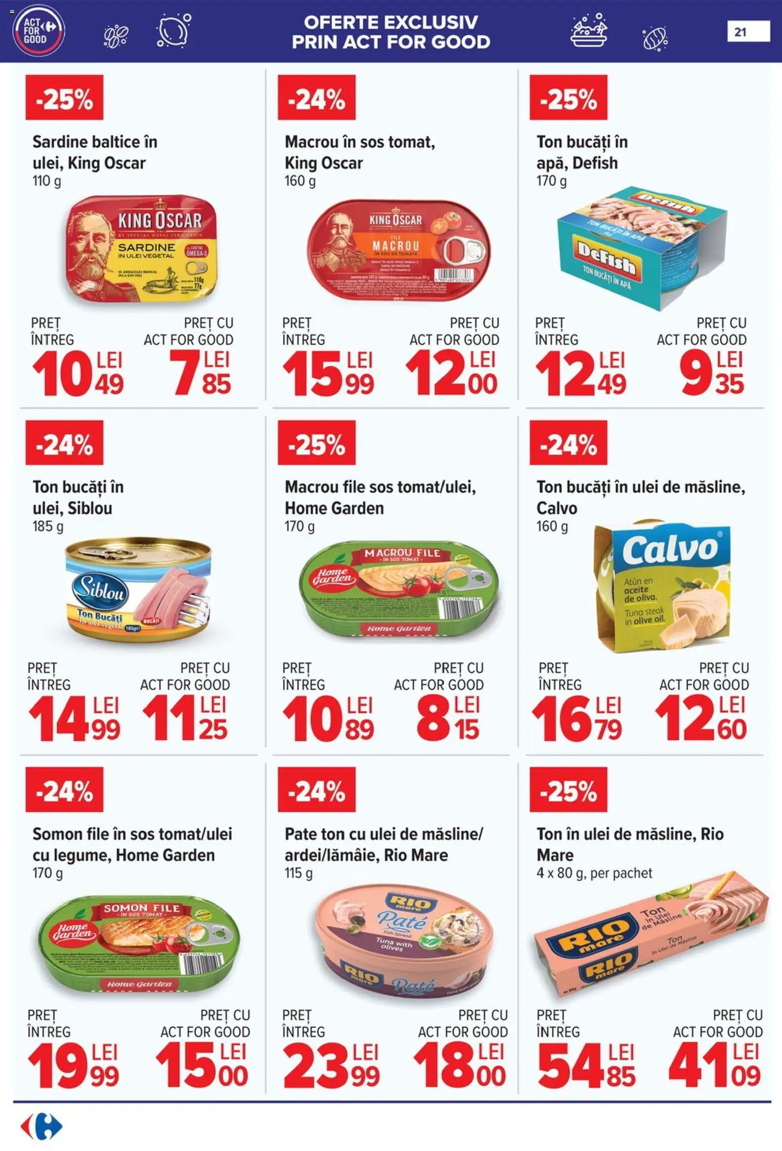 Catalog Carrefour 18 - 23 Martie 2026 | Pagina 28 | Produse: Pate, Măsline, Ulei, Apă