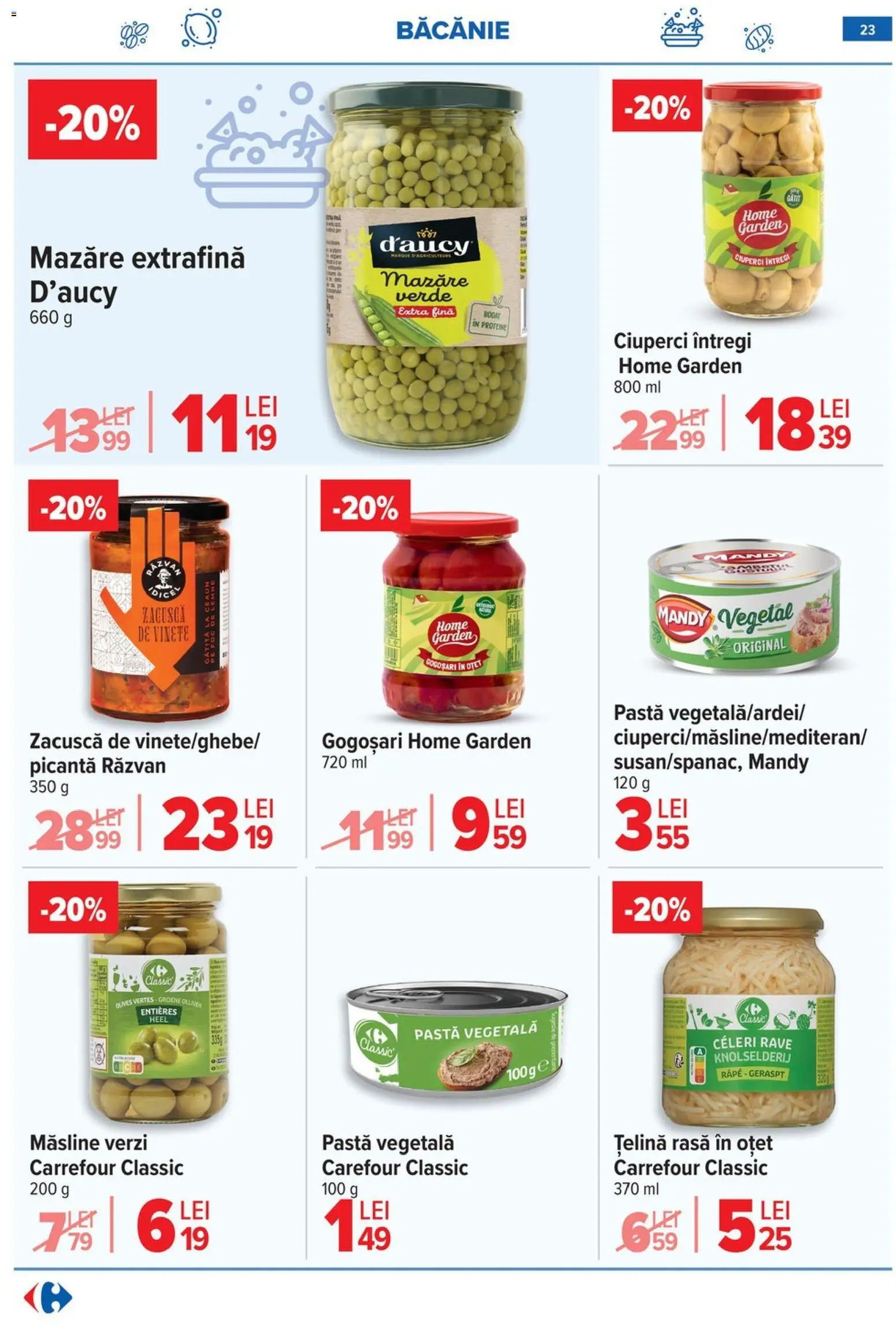 Catalog Carrefour 18 - 23 Martie 2026 | Pagina 30 | Produse: Mazăre, Țelină, Ciuperci, Zacuscă