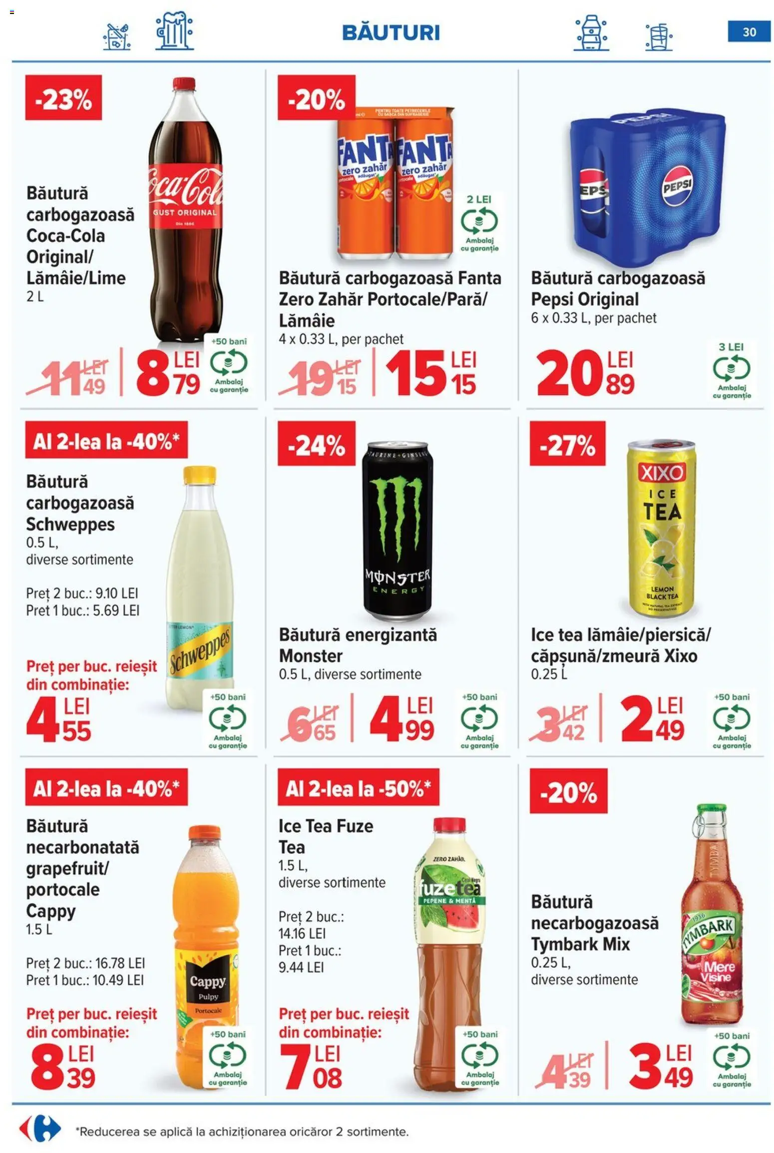 Catalog Carrefour 18 - 23 Martie 2026 | Pagina 37 | Produse: Băutură energizantă, Portocale, Ice tea, Lămâie