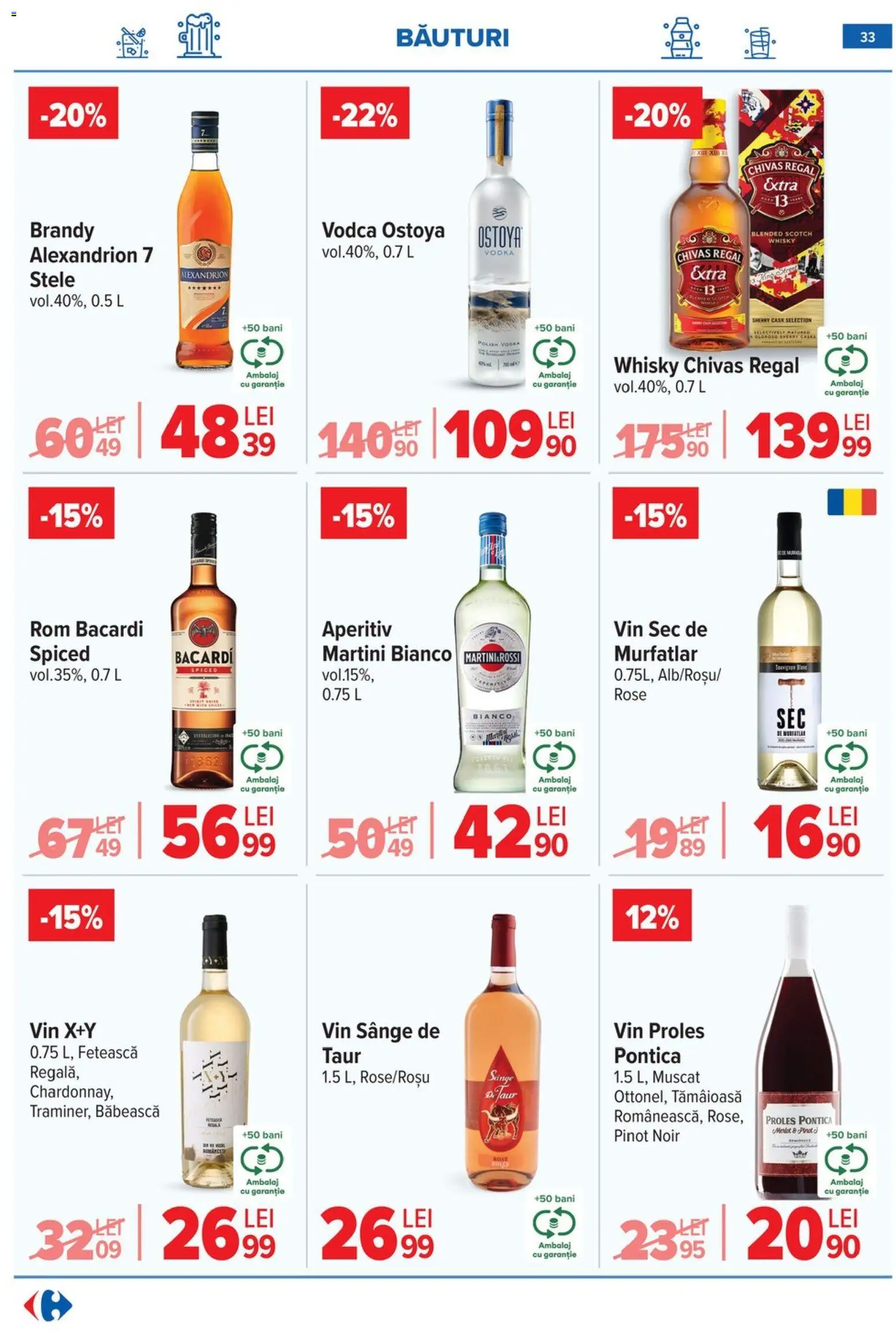 Catalog Carrefour 18 - 23 Martie 2026 | Pagina 40 | Produse: Su ısıtıcı, Yulaf, Vin, Rom