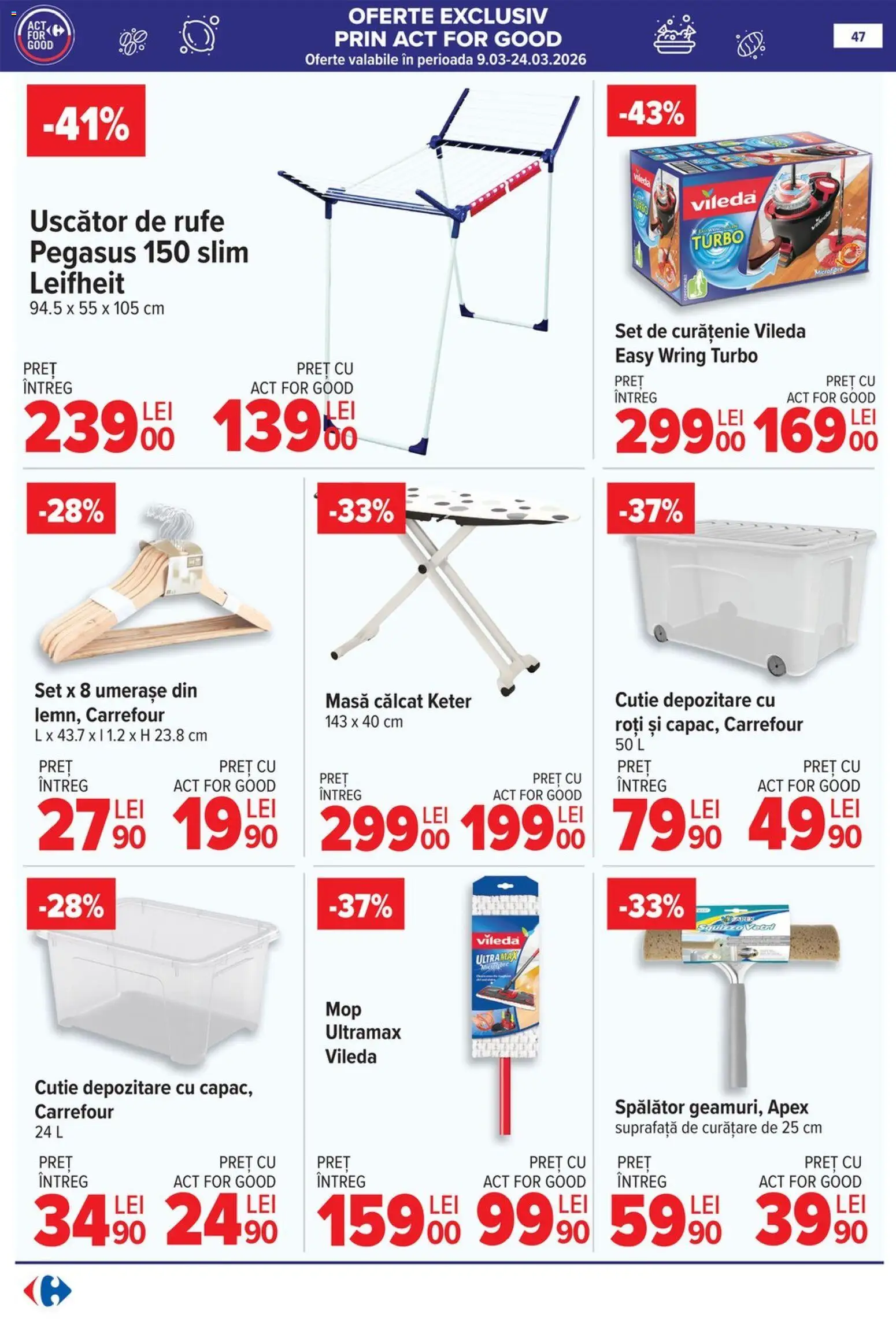 Catalog Carrefour 18 - 23 Martie 2026 | Pagina 53 | Produse: Uscător, Masă, Cutie