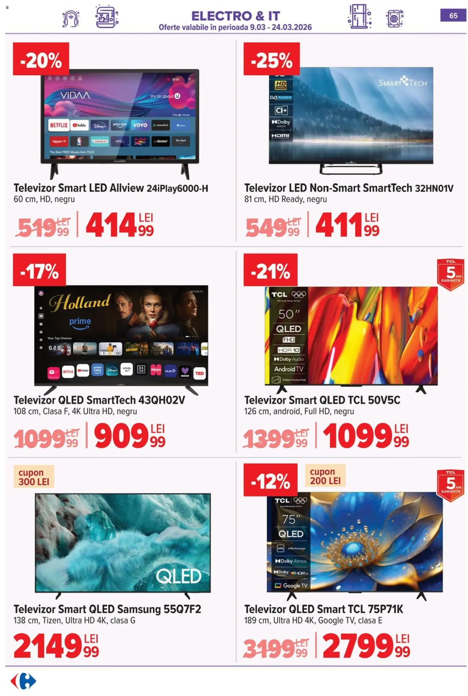 Catalog Carrefour 18 - 23 Martie 2026 | Pagina 71 | Produse: Vestiyer, Televizor, Top, Babak