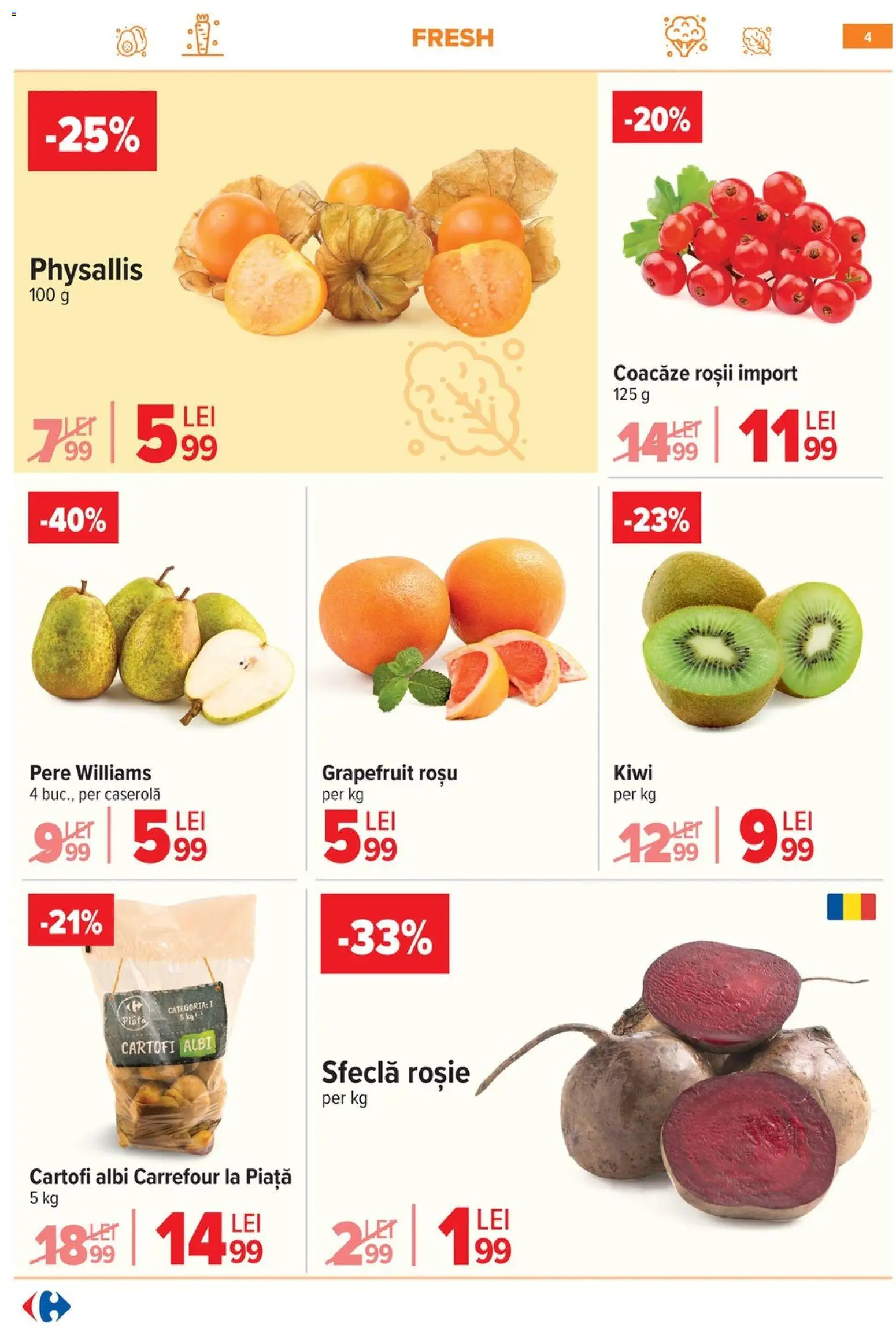 Catalog Carrefour 18 - 23 Martie 2026 | Pagina 9 | Produse: Roșii, Kiwi, Cartofi, Sfeclă