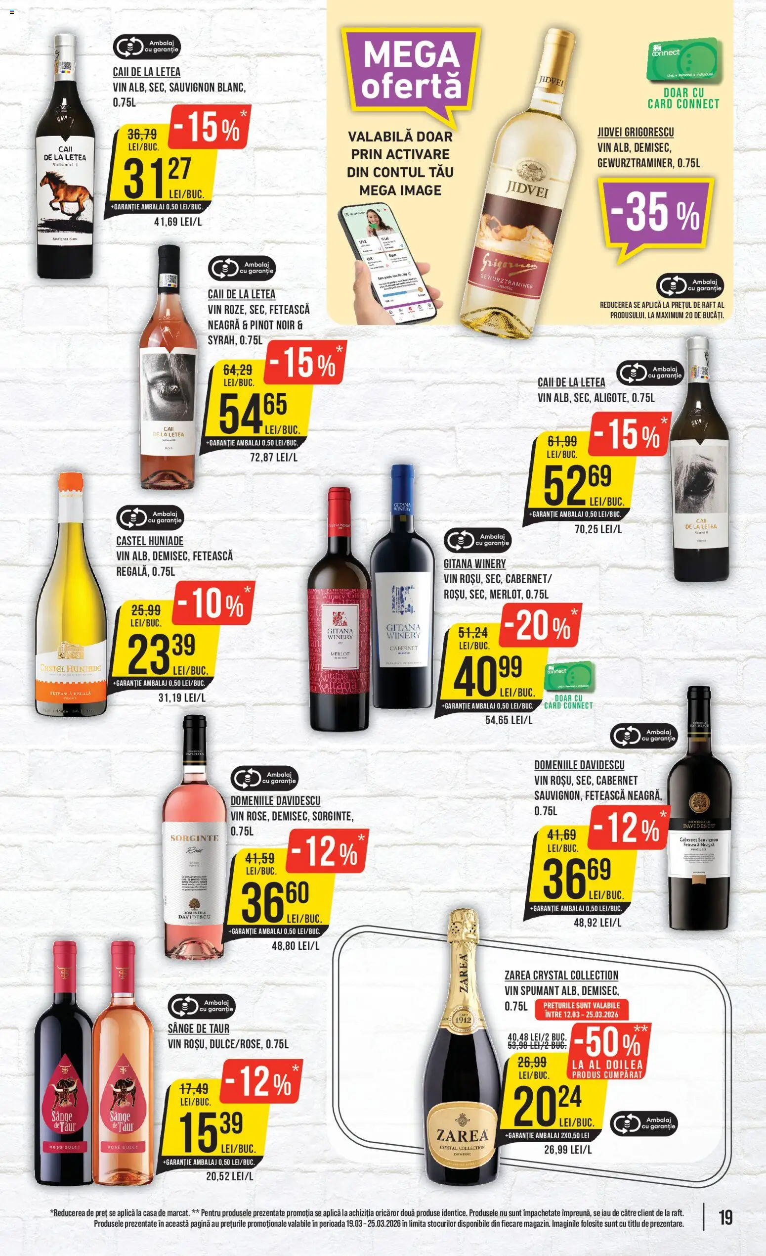 Catalog Mega Image 19 - 24 Martie 2026 | Pagina 19 | Produse: Raft, Vin
