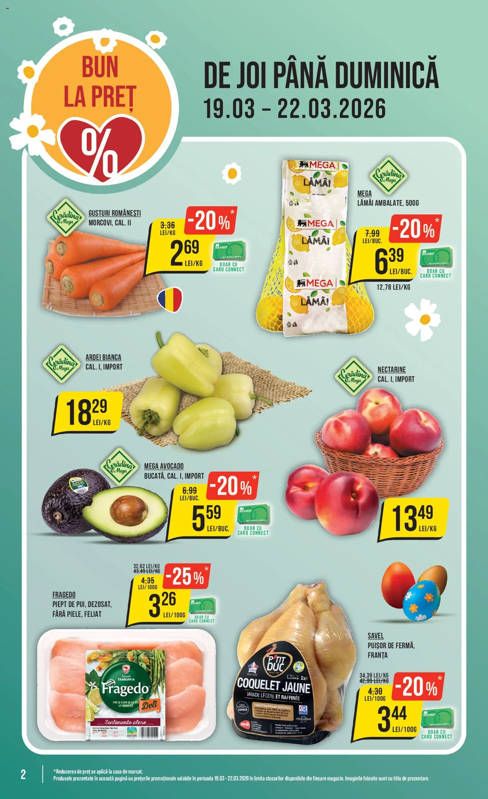 Catalog Mega Image 19 - 24 Martie 2026 | Pagina 2 | Produse: Temizlik kovası, Ardei, Avocado