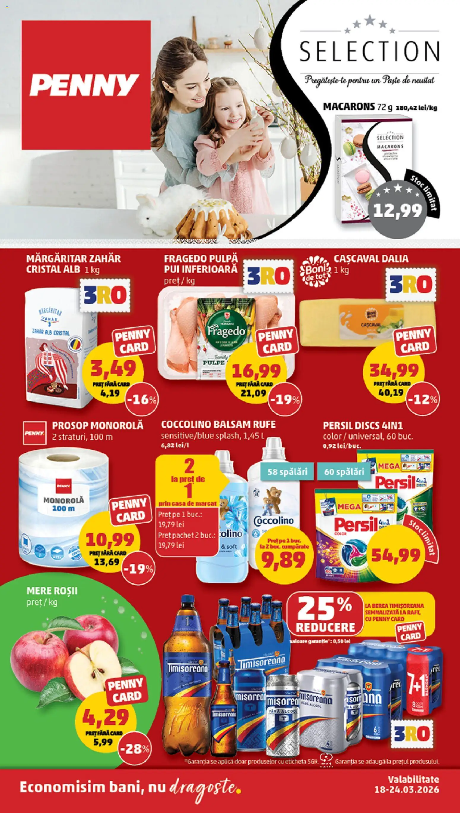 Catalog PENNY Market 18 - 23 Martie 2026 | Pagina 1 | Produse: Bere, Roșii, Detergent, Paste