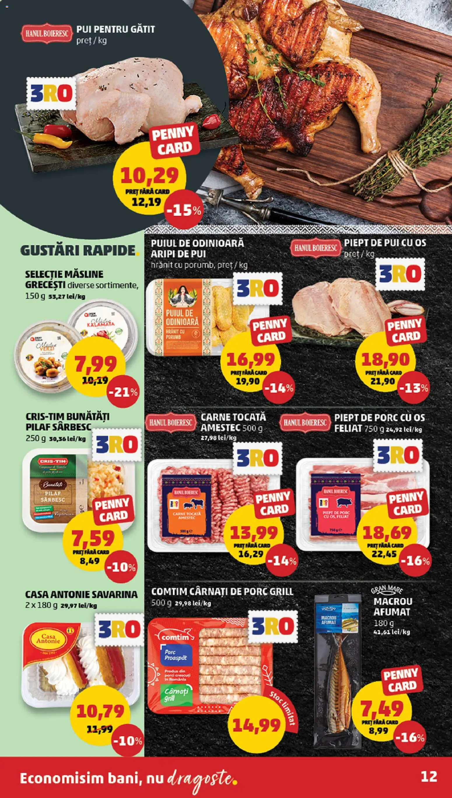 Catalog PENNY Market 18 - 23 Martie 2026 | Pagina 12 | Produse: Savarină, Măsline, Carne tocată, Porumb