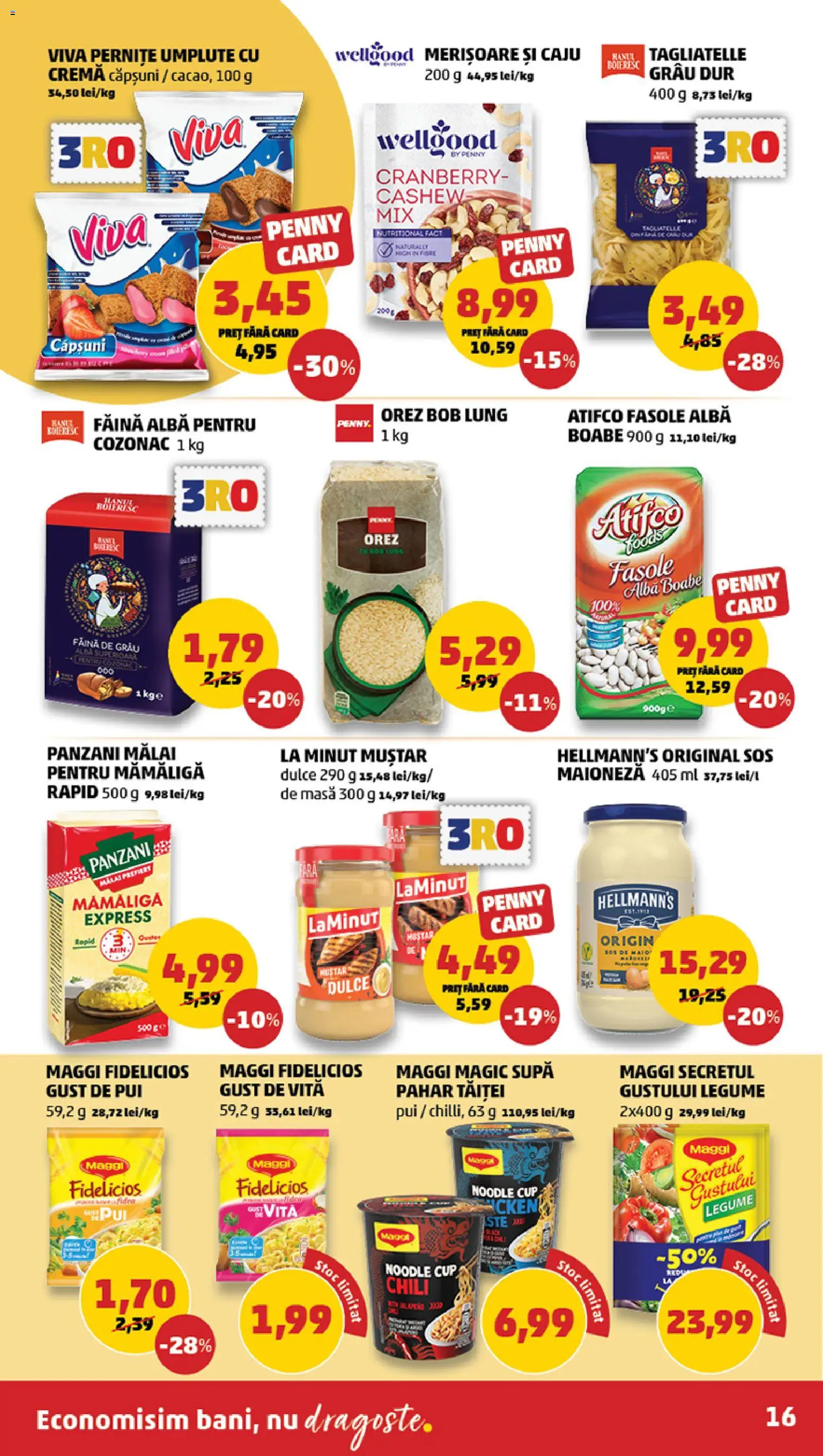 Catalog PENNY Market 18 - 23 Martie 2026 | Pagina 16 | Produse: Caju, Mălai, Maioneză, Sos