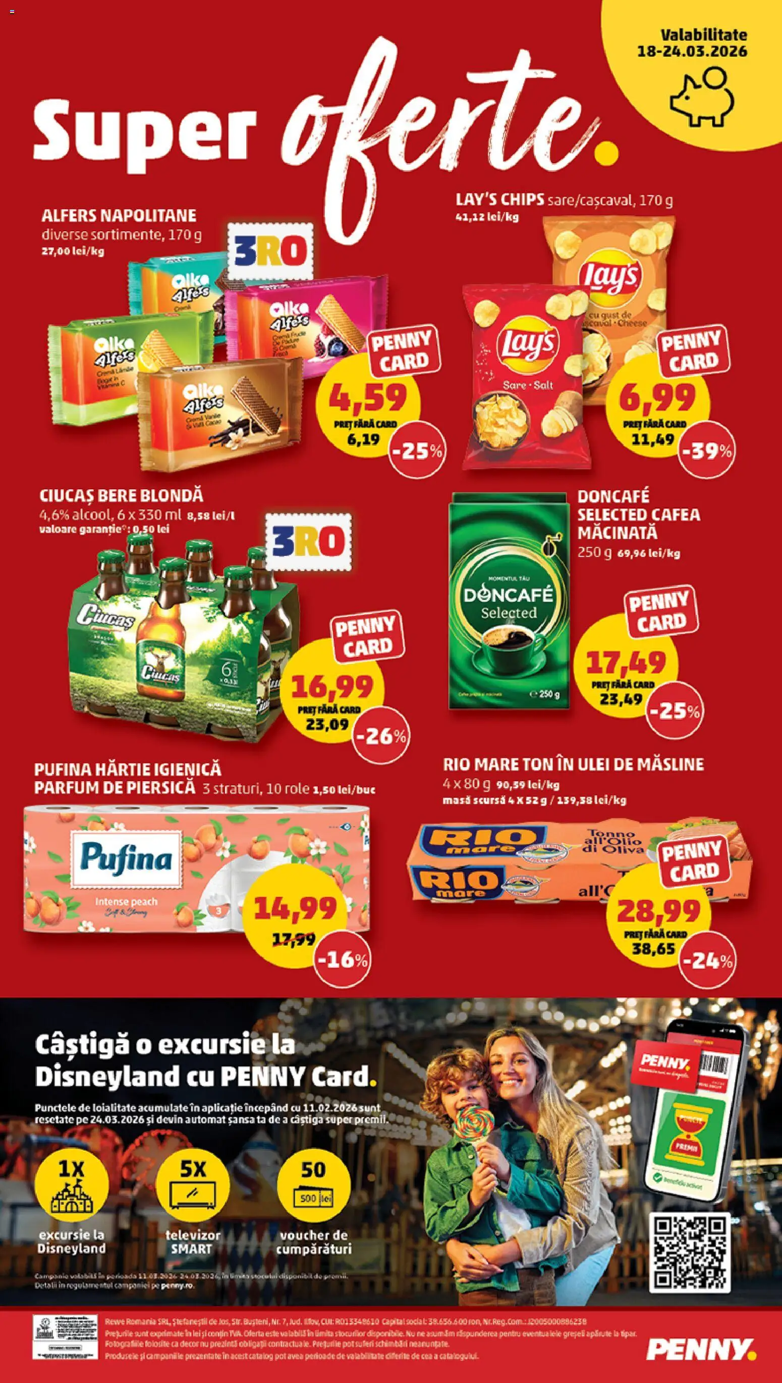 Catalog PENNY Market 18 - 23 Martie 2026 | Pagina 24 | Produse: Piersică, Role, Parfum, Napolitane