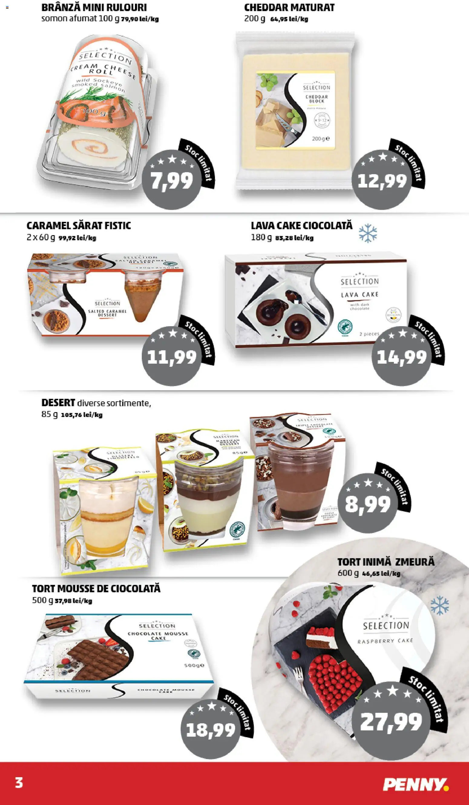 Catalog PENNY Market 18 - 23 Martie 2026 | Pagina 3 | Produse: Zmeură, Tort, Ciocolată, Fistic