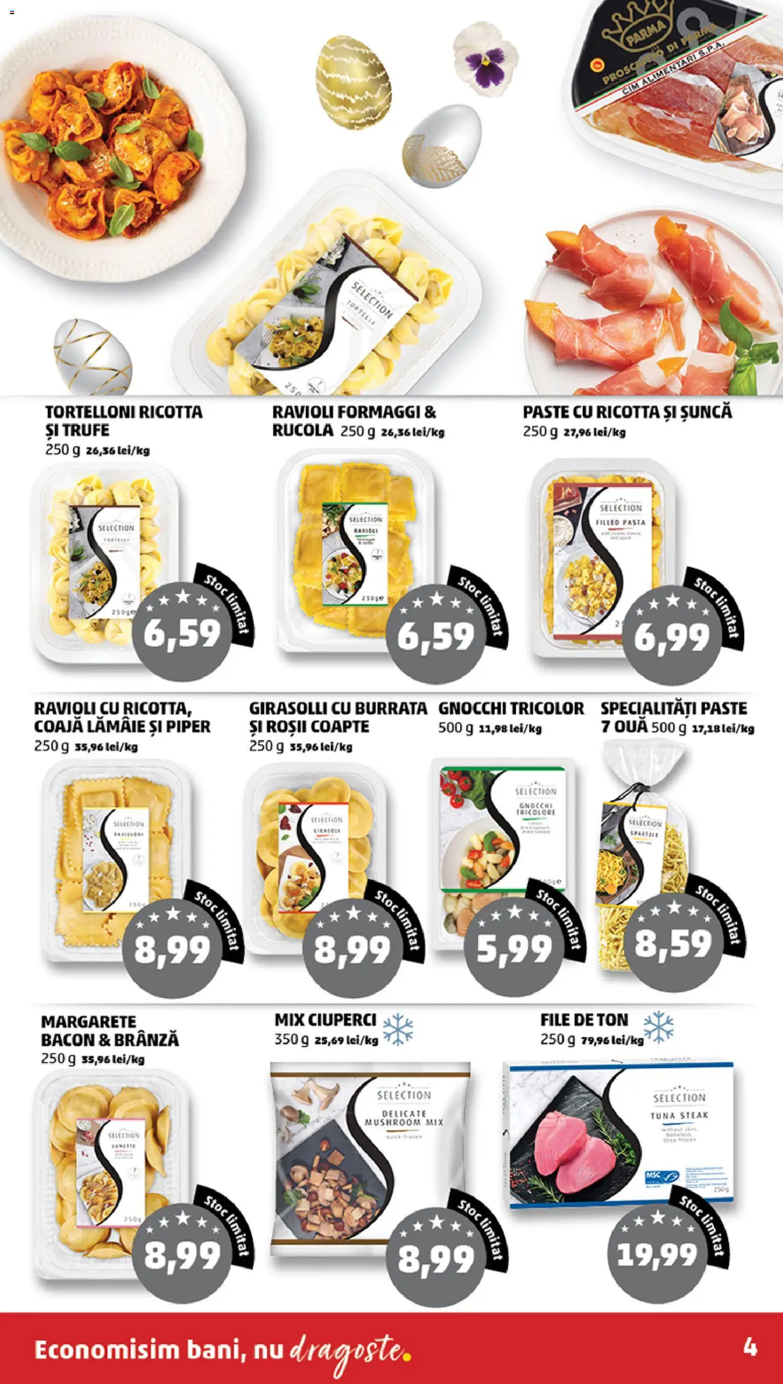 Catalog PENNY Market 18 - 23 Martie 2026 | Pagina 4 | Produse: Çift taraflı üst, Șuncă, Paste, Piper