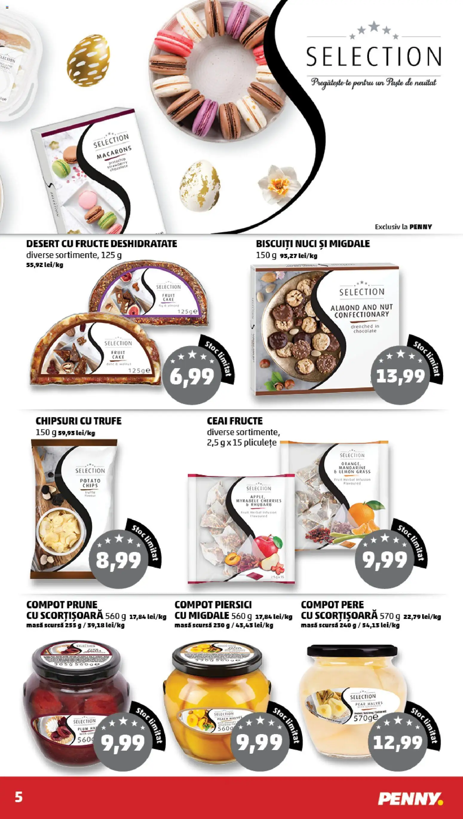 Catalog PENNY Market 18 - 23 Martie 2026 | Pagina 5 | Produse: Migdale, Ceai, Biscuiți, Fructe
