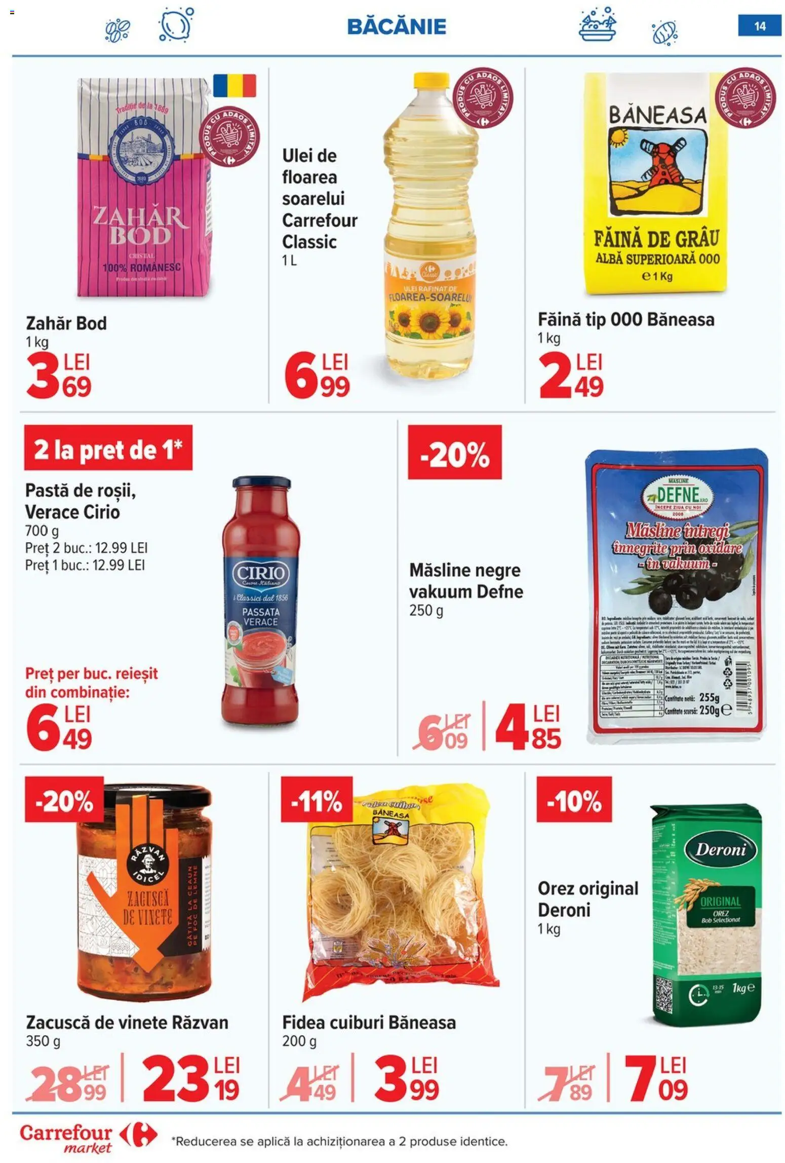 Catalog Carrefour 18 - 23 Martie 2026 | Pagina 17 | Produse: Măsline, Ulei, Orez, Zahăr