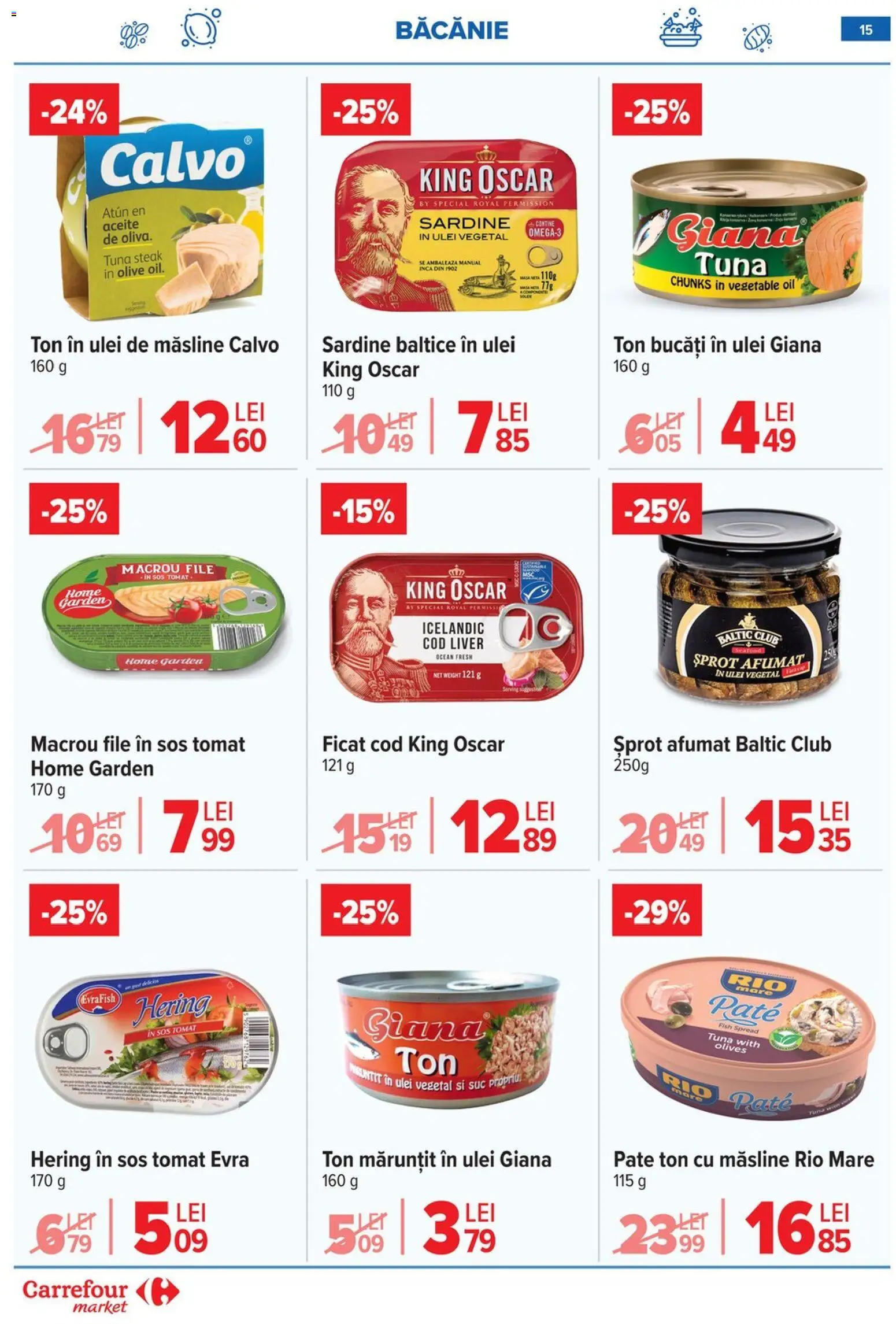 Catalog Carrefour 18 - 23 Martie 2026 | Pagina 18 | Produse: Pate, Măsline, Suc, Sos