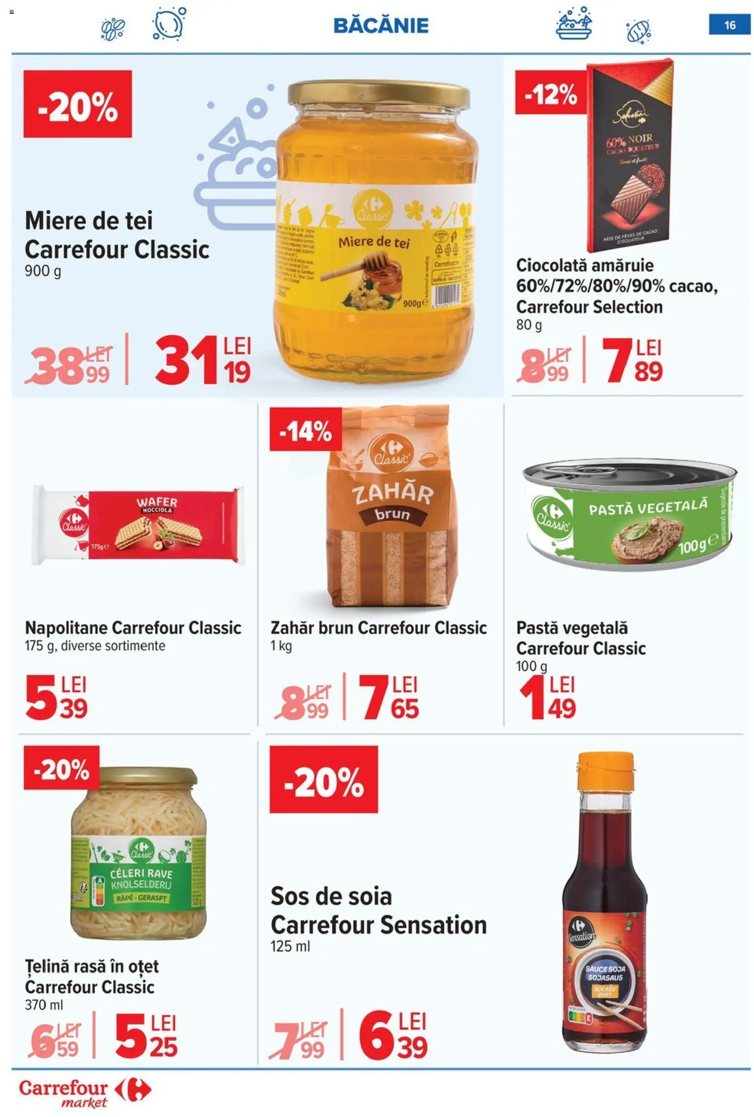 Catalog Carrefour 18 - 23 Martie 2026 | Pagina 19 | Produse: Pate, Țelină, Napolitane, Oțet