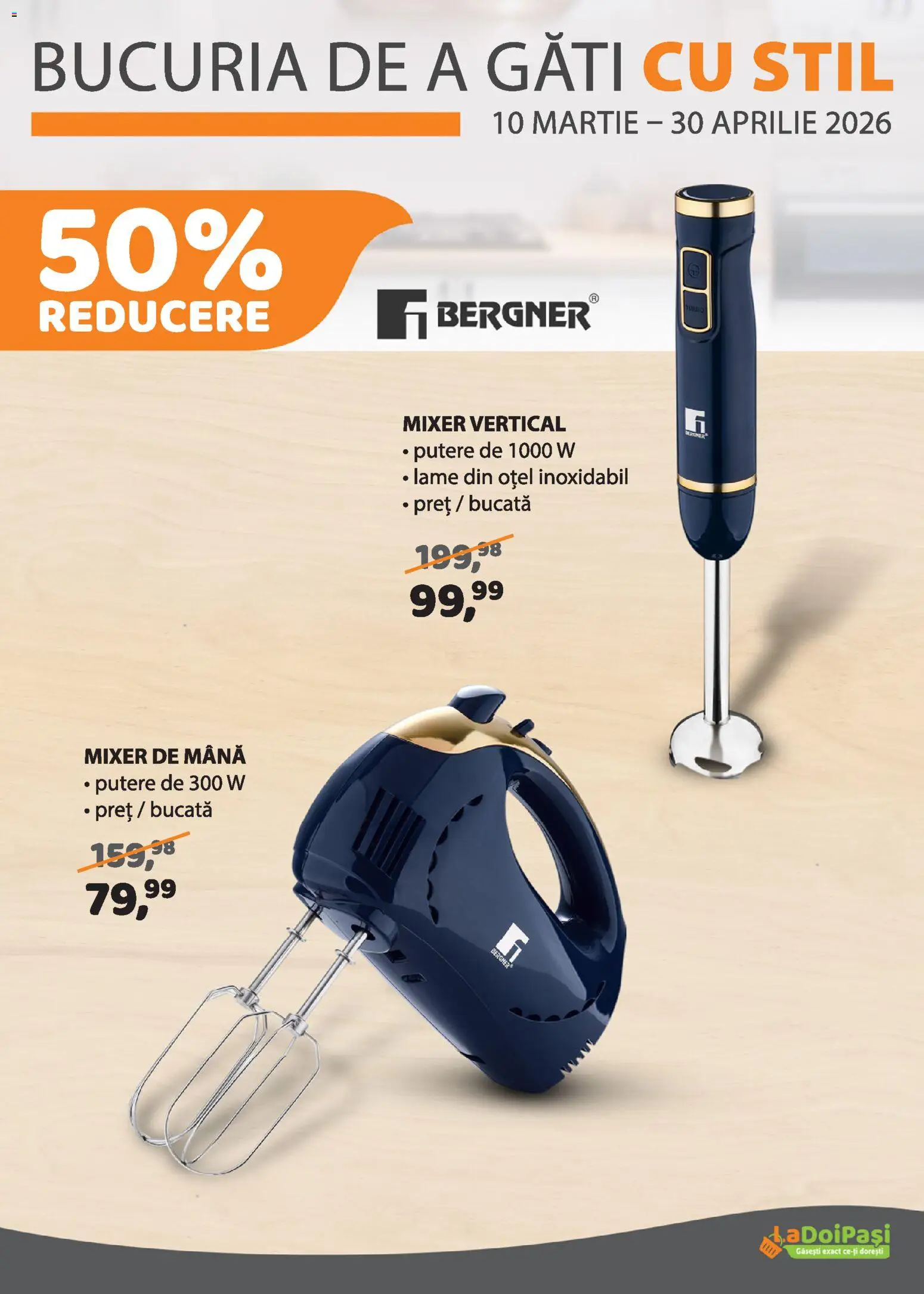 Catalog La Doi Pași 16 - 30 Martie 2026 | Pagina 13 | Produse: Mixer