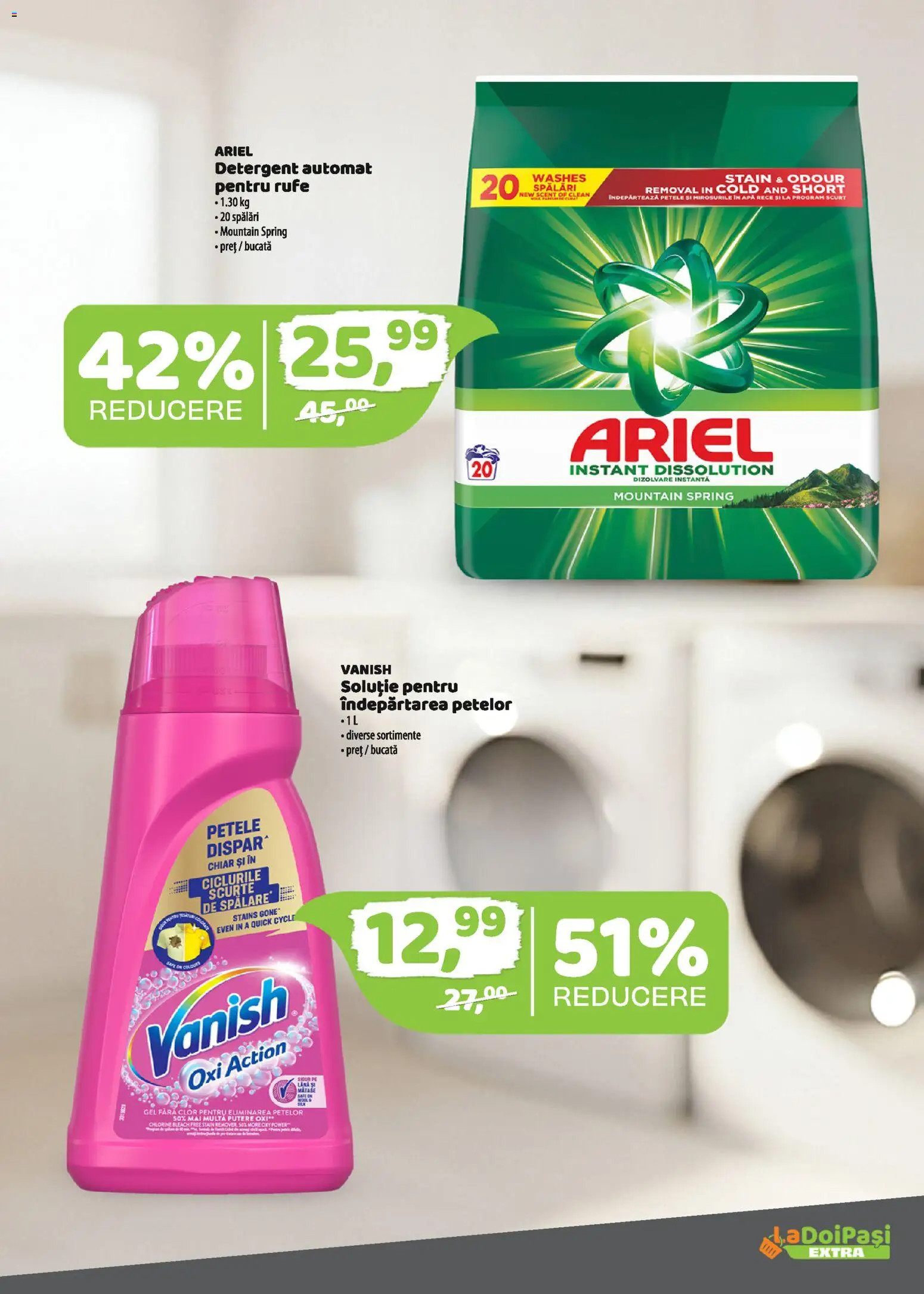 Catalog La Doi Pași 16 - 30 Martie 2026 | Pagina 14 | Produse: Pomelo, Detergent, Îndepărtarea petelor, Çelik Mama ve Su Kabı