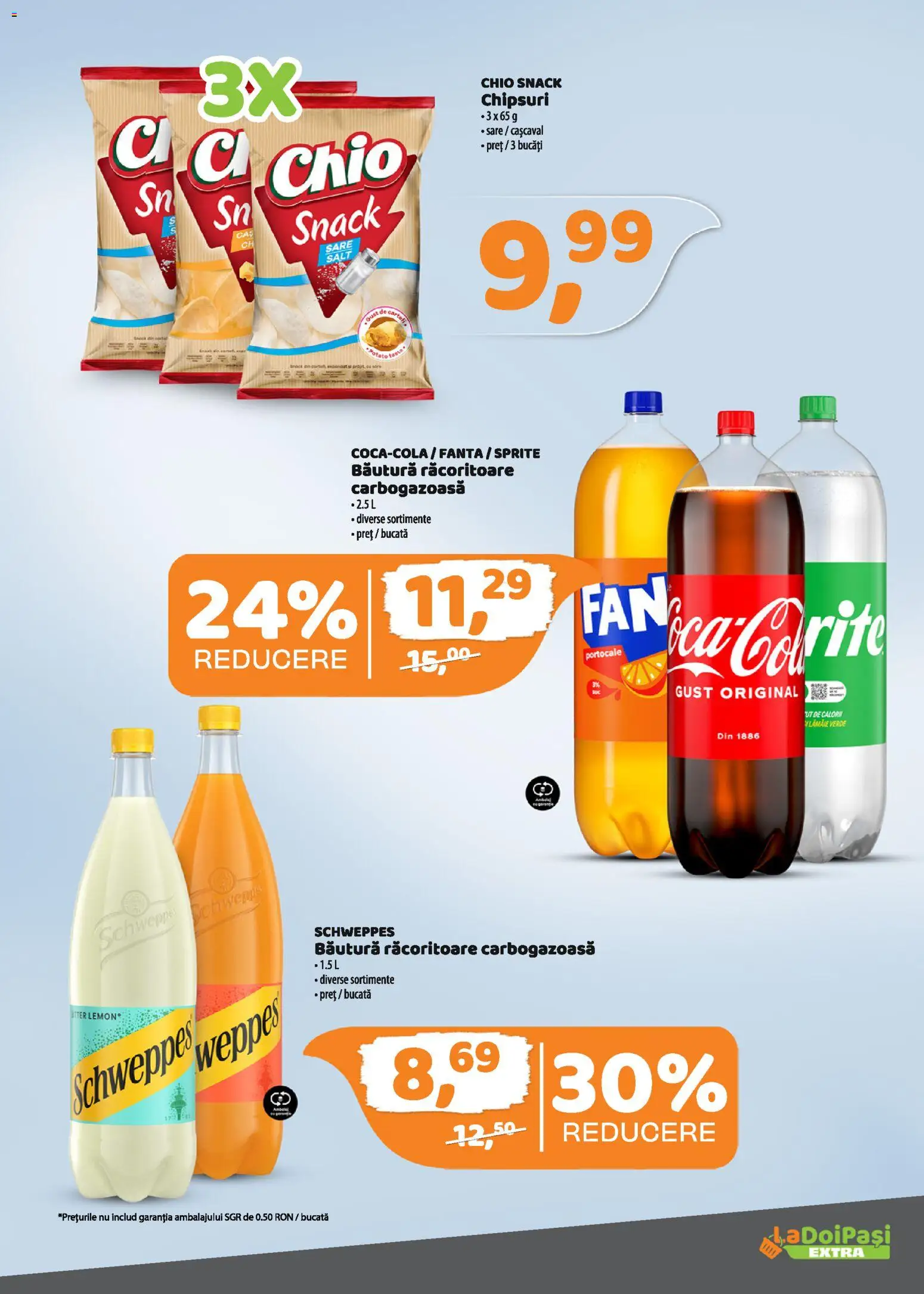 Catalog La Doi Pași 16 - 30 Martie 2026 | Pagina 8 | Produse: Cașcaval, Portocale, Chipsuri, Sare