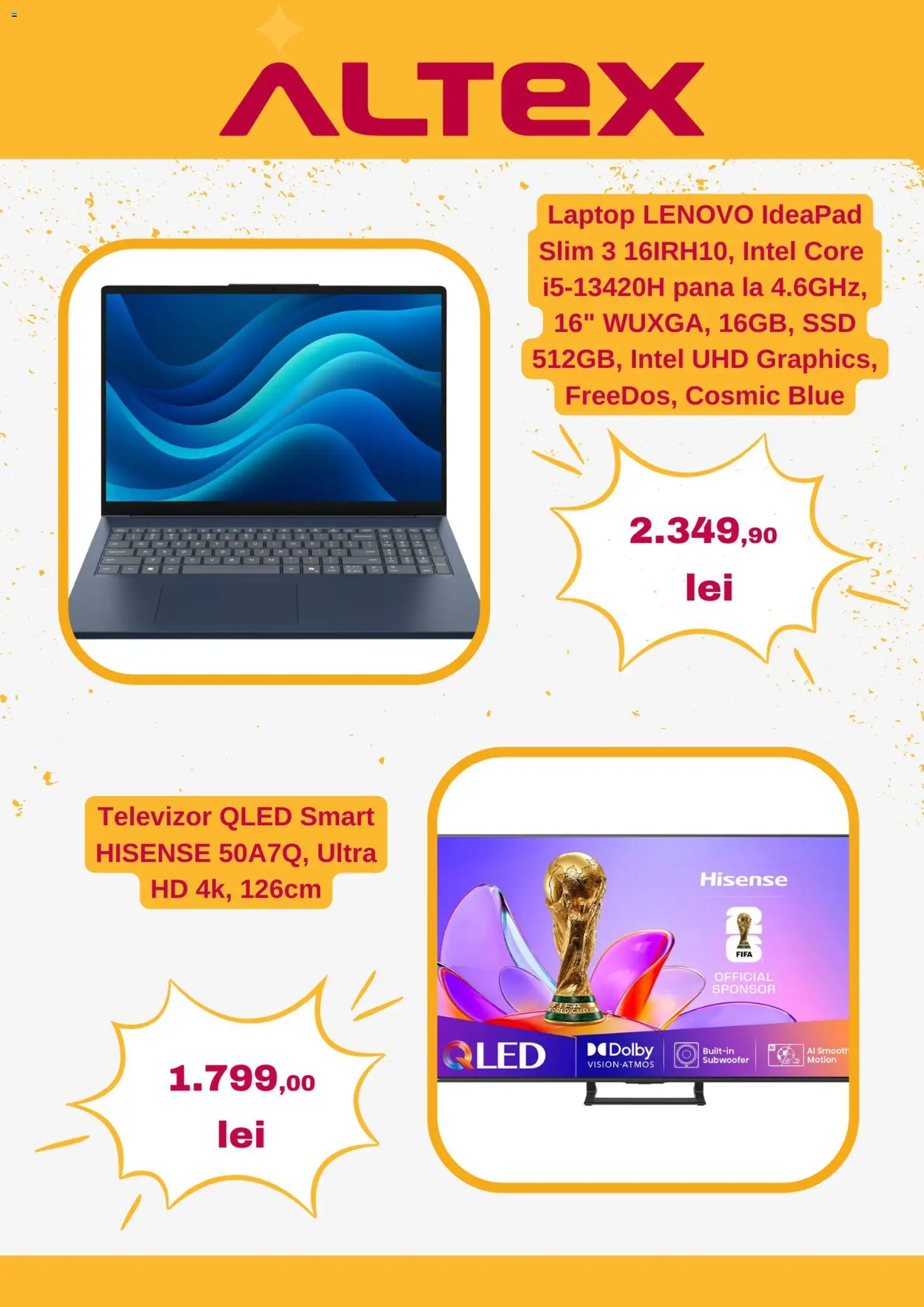 Catalog Altex 19 - 24 Martie 2026 | Pagina 3 | Produse: Laptop, Televizor