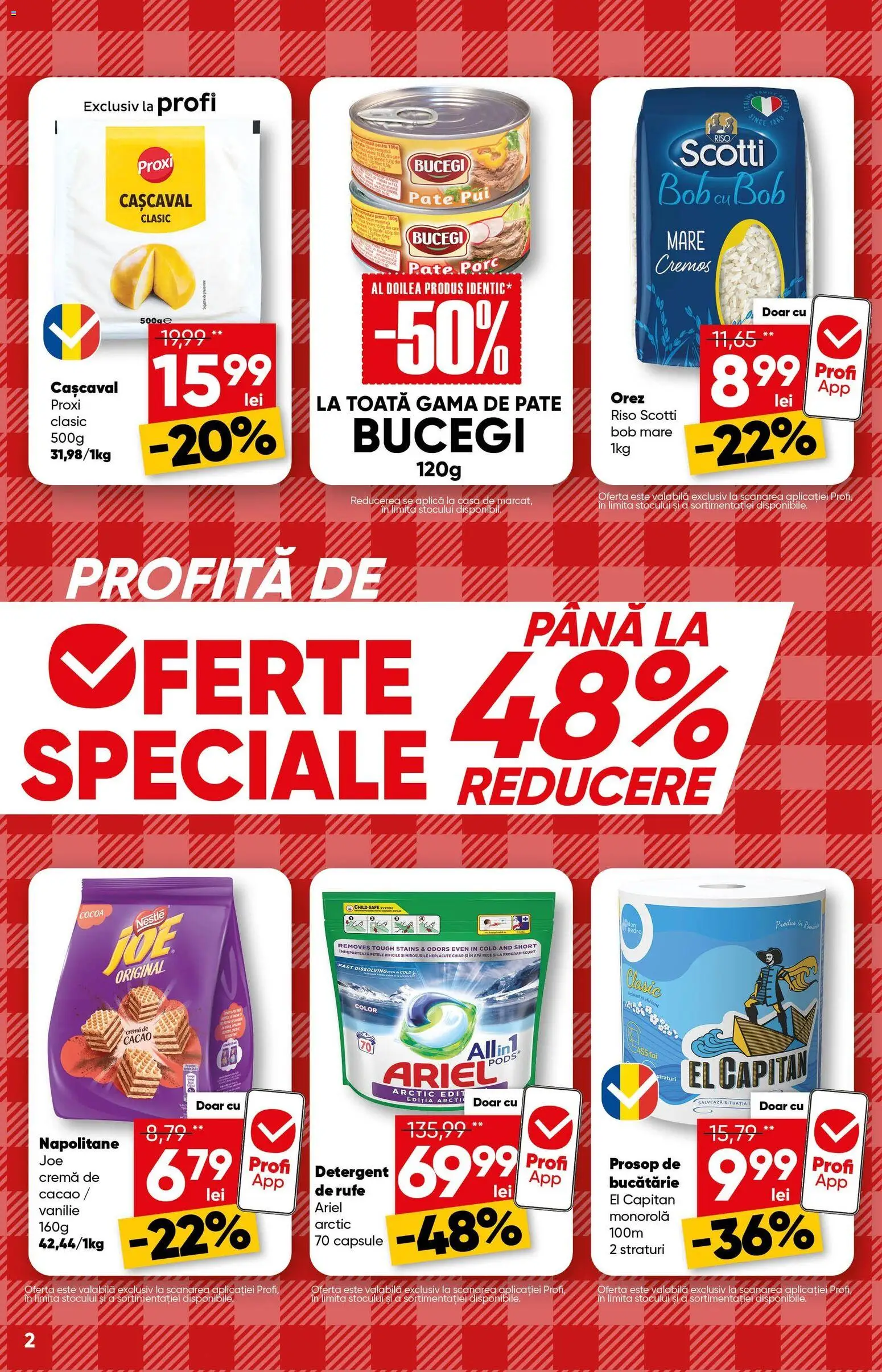 Catalog Profi 18 - 30 Martie 2026 | Pagina 2 | Produse: Bucătărie, Hacıyatmaz Kedi Oyuncağı, Cremă, Detergent