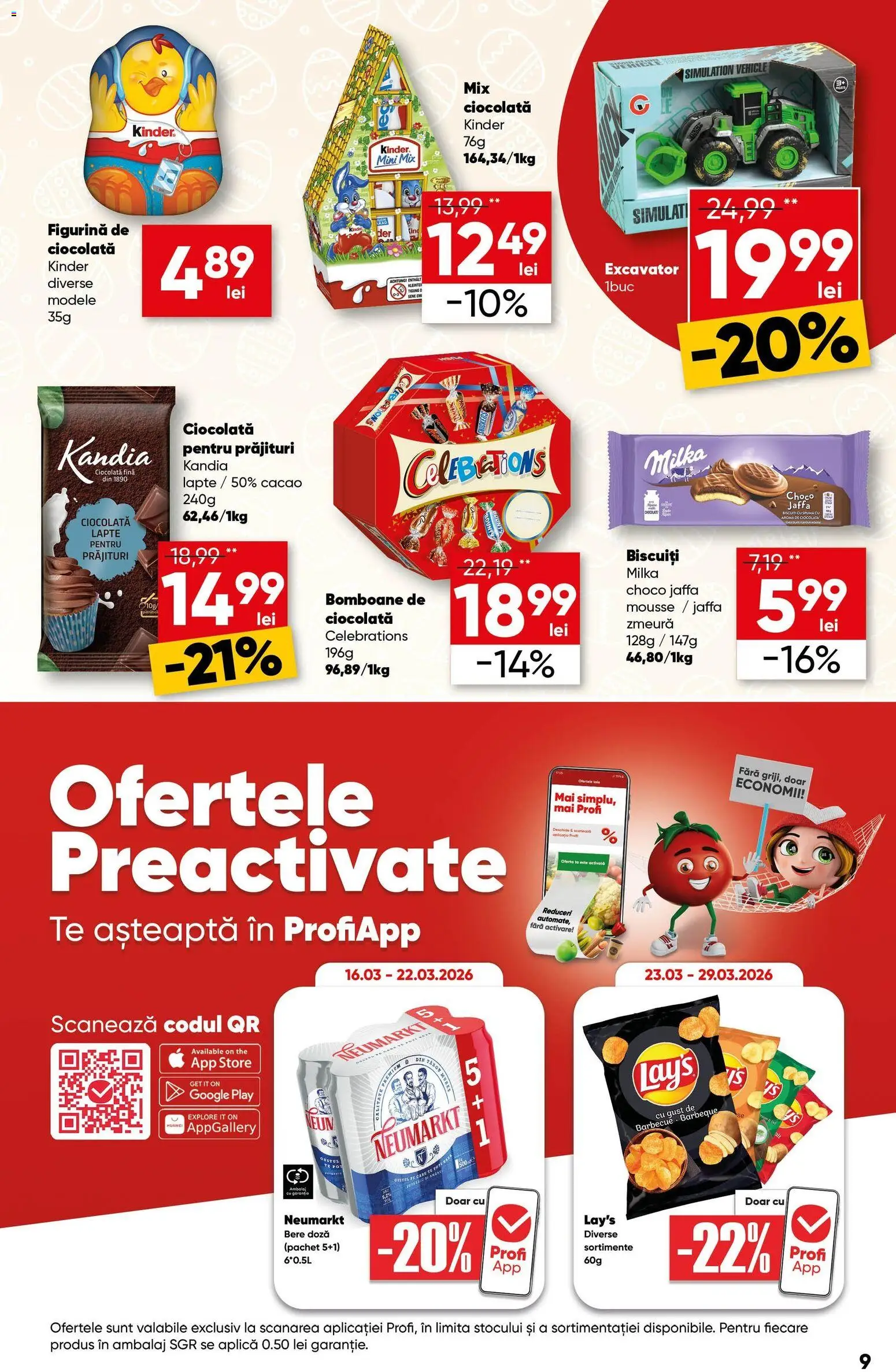 Catalog Profi 18 - 30 Martie 2026 | Pagina 9 | Produse: Ciocolată, Bere, Cacao, Biscuiți