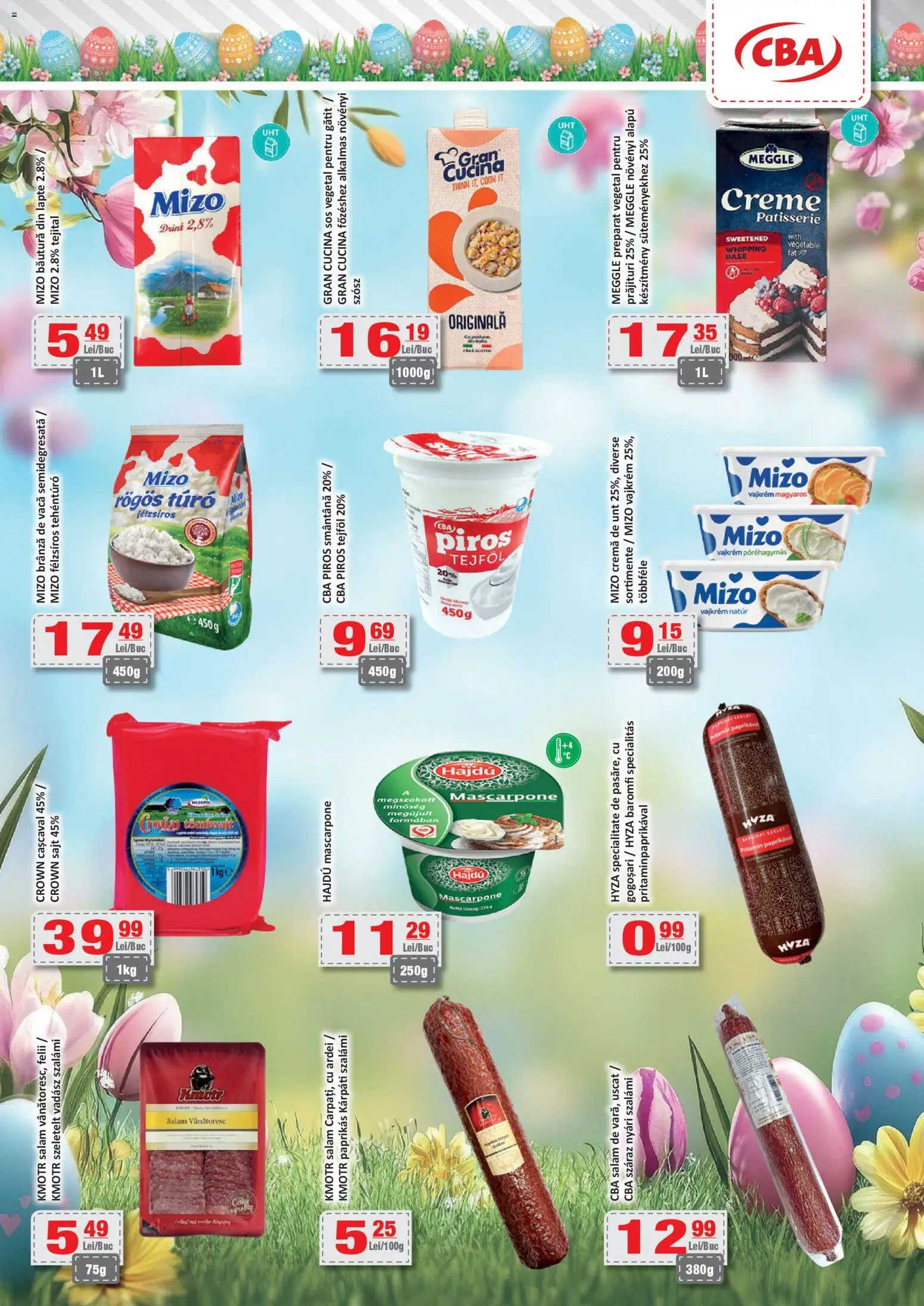 Catalog CBA 27 Martie - 18 Aprilie 2026 | Pagina 2 | Produse: Ardei, Salam, Smântână, Sos